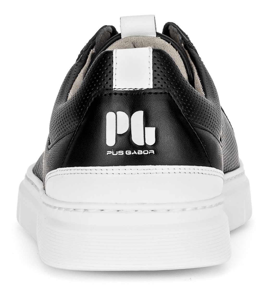 Pius Gabor Plateausneakers , vrijetijdsschoen, lage schoen, veterschoen met perforatie, breedte g
