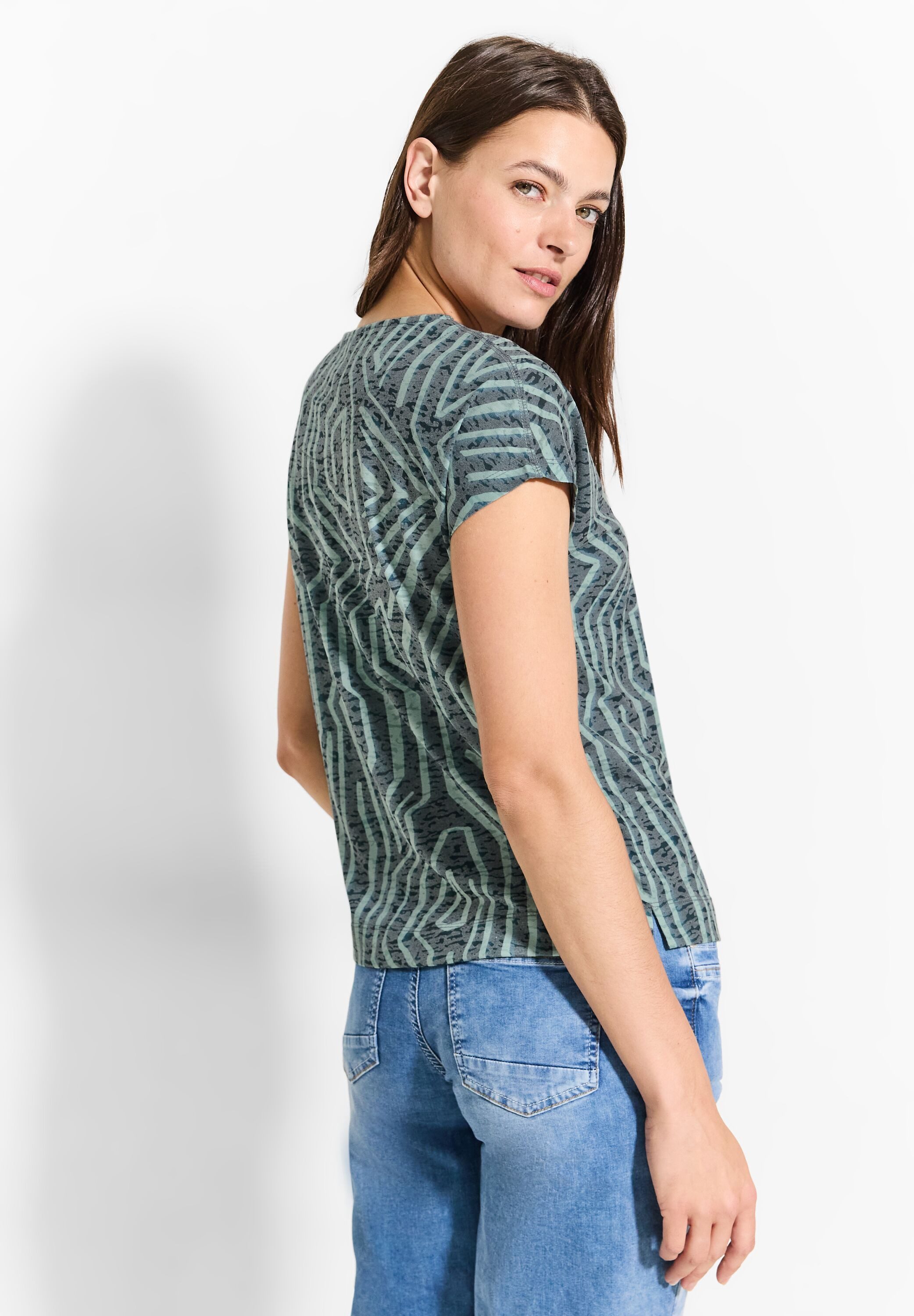 Cecil Shirt met print met print all-over