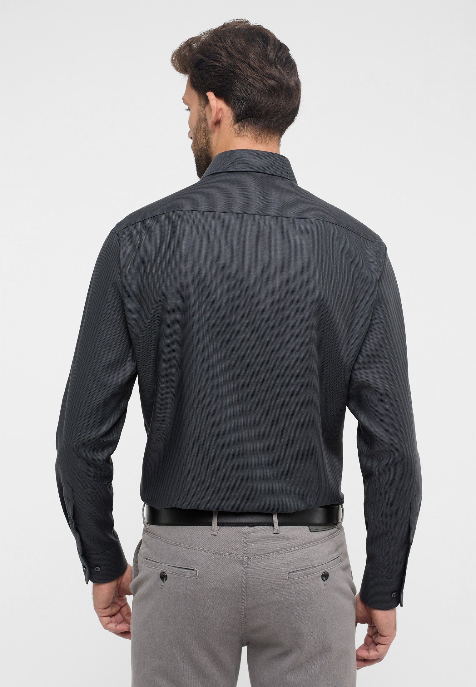Eterna Overhemd met lange mouwen MODERN FIT NON IRON (strijkvrij)