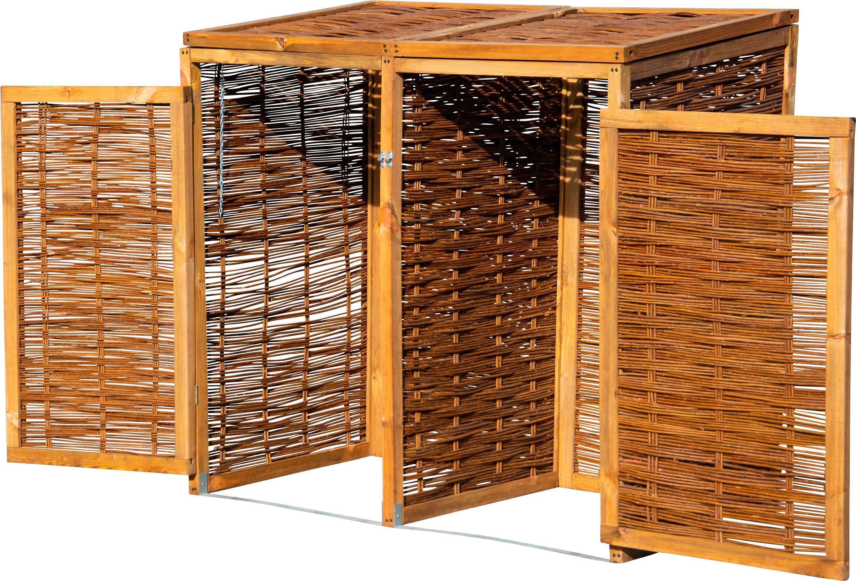 dobar Container ombouw 2x 240 l, bxdxh: 137x83x132 cm