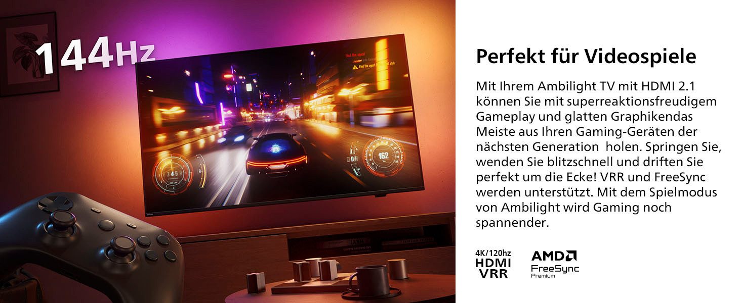 Philips Led-TV, 189 cm / 75", 4K Ultra HD, Smart TV
