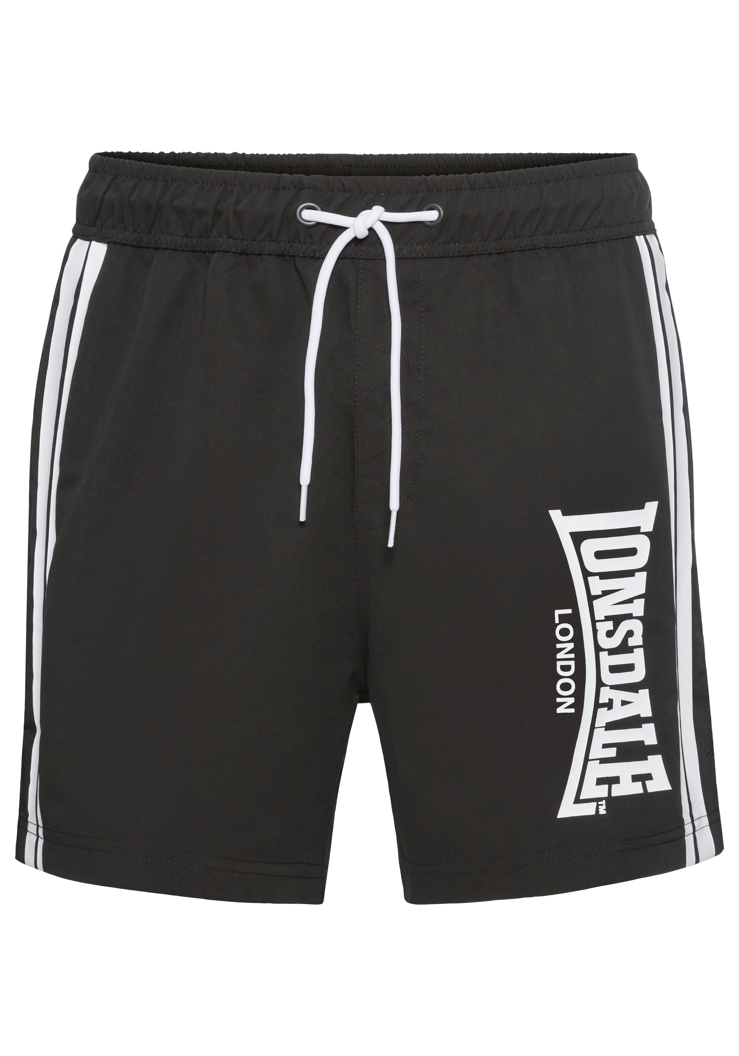Lonsdale Short TAMESIDE zwembroek met elastische band en rijgkoord