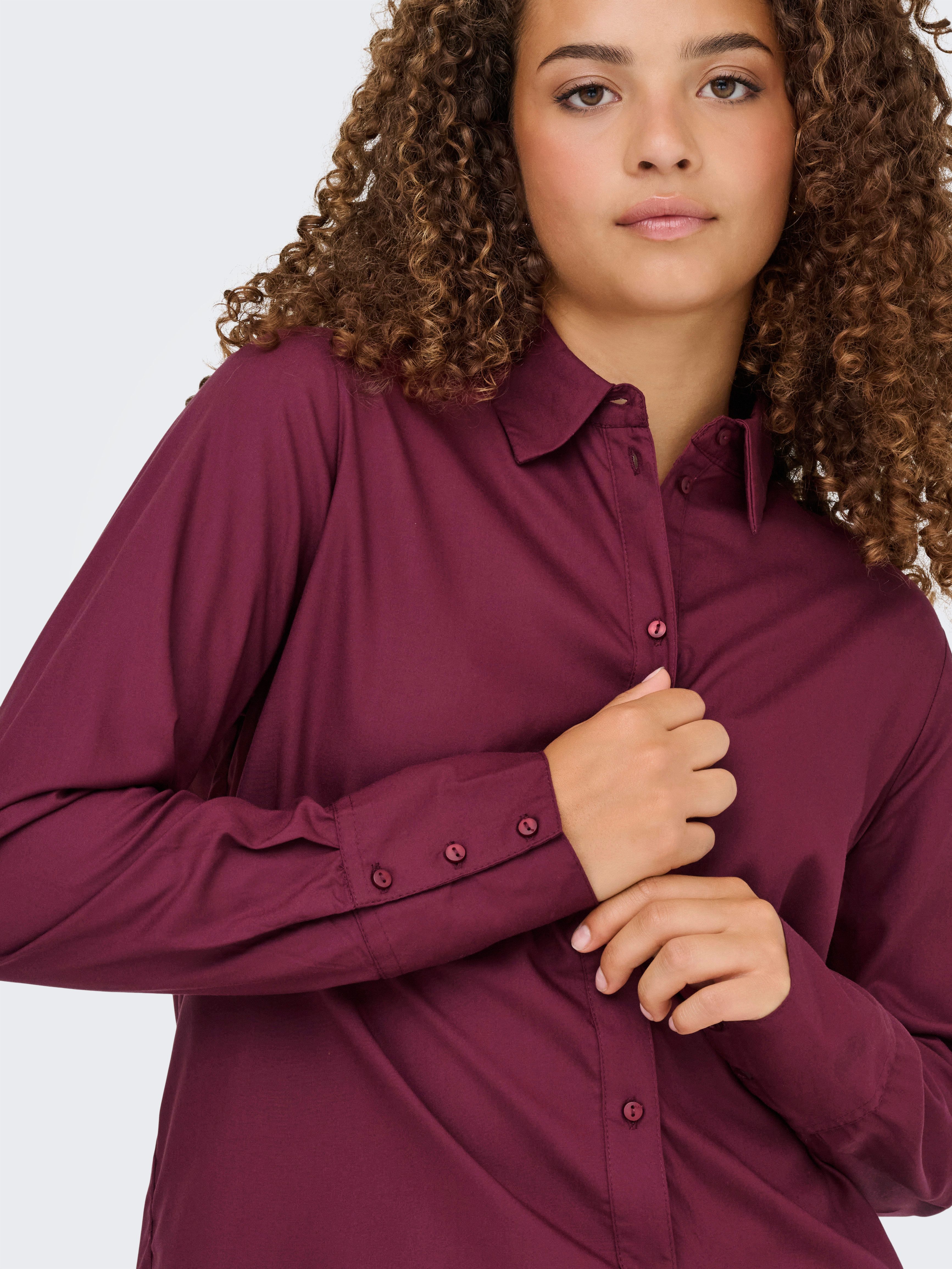 Only Overhemdblouse ONLBERIT LIFE L/S SHIRT WVN