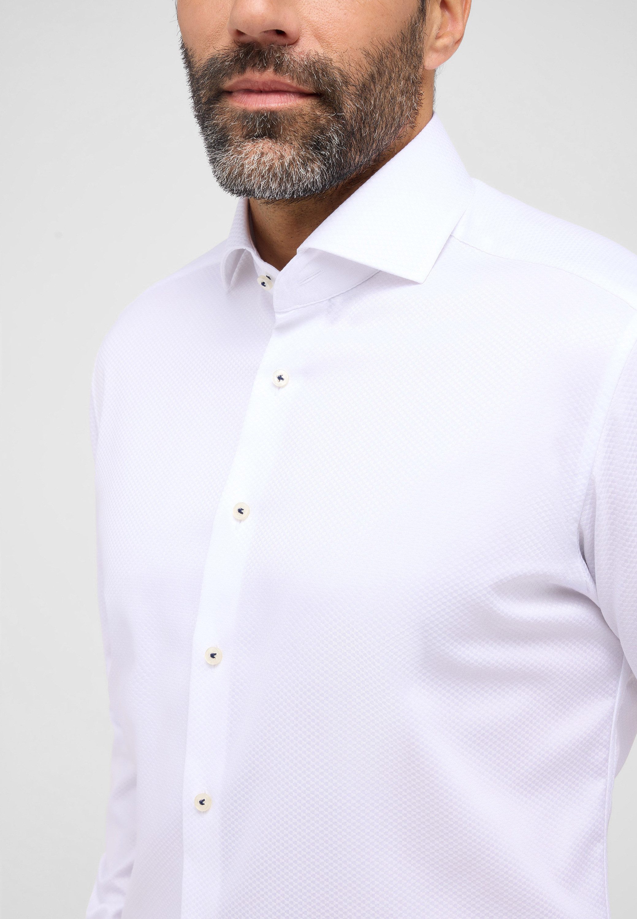 Eterna Overhemd met lange mouwen MODERN FIT NON IRON (strijkvrij)
