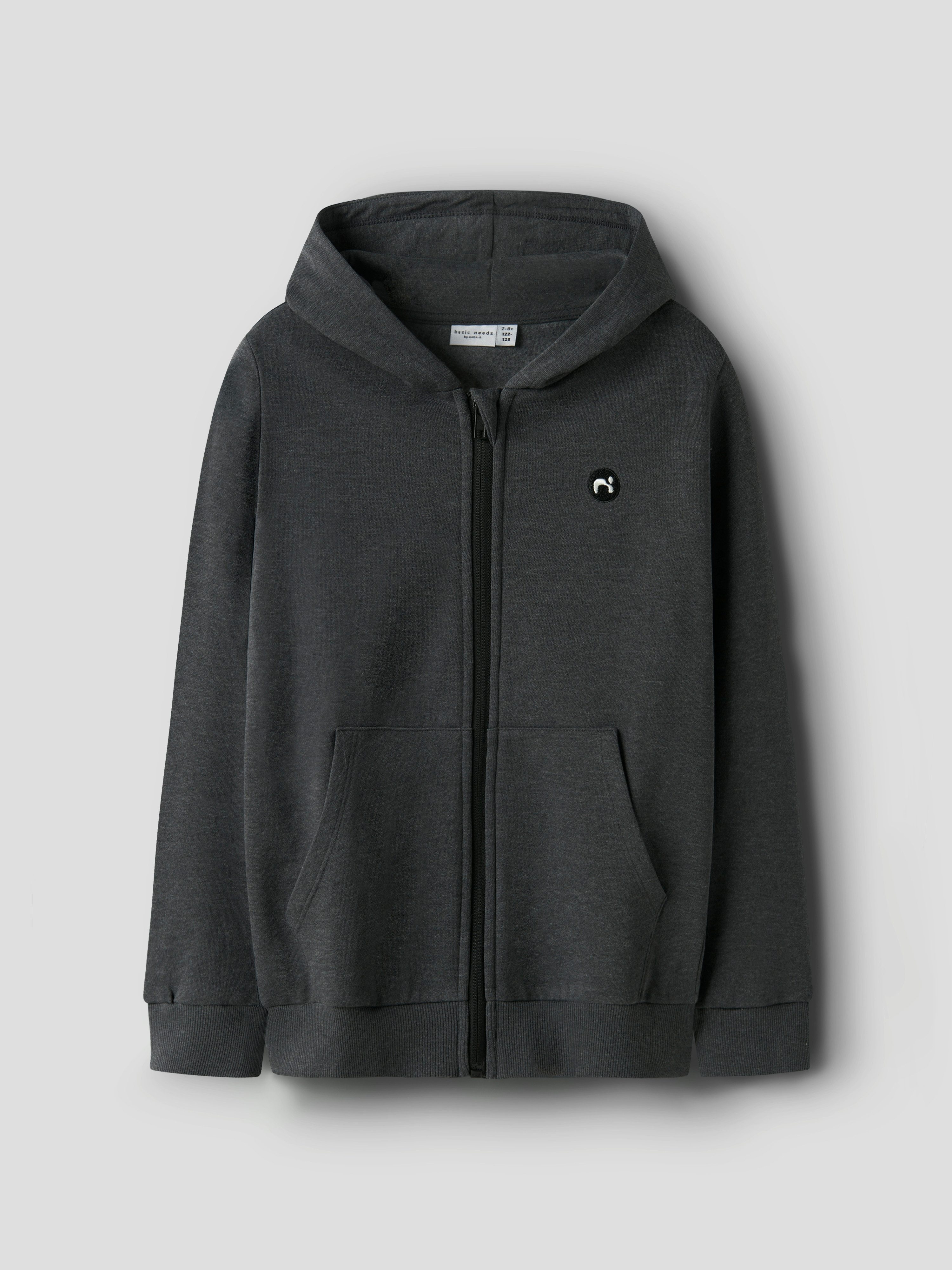 Name It Capuchonsweatvest NKMVIMO LS SWEAT CARD BRU NOOS
