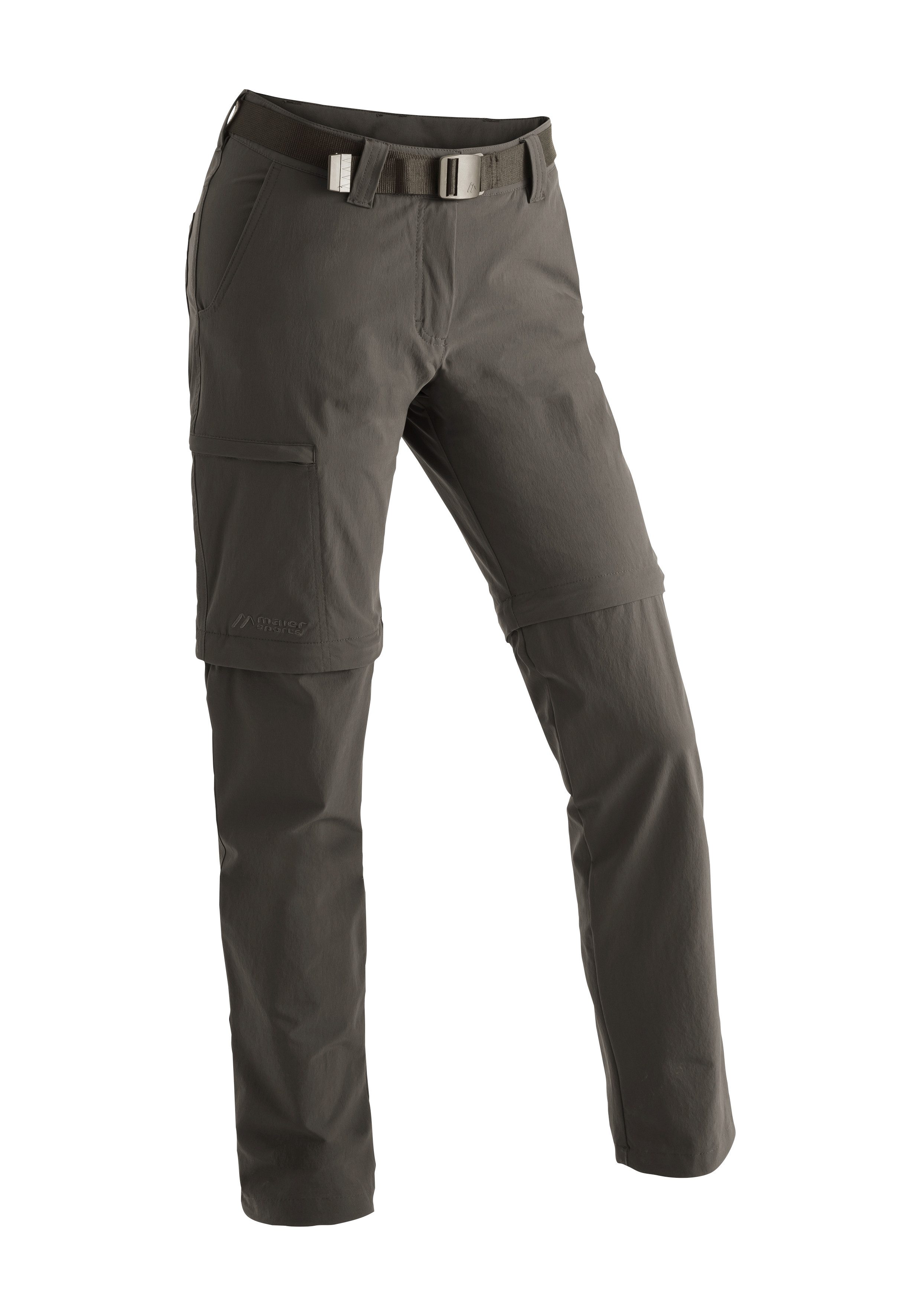 NU 15% KORTING: Maier Sports functionele broek Inara slim zip