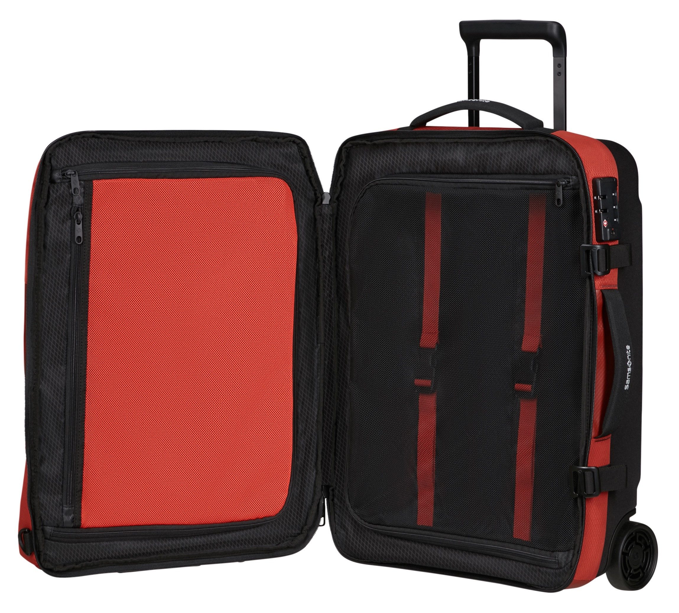 Samsonite Reistas ARMOX, 55 cm Duffel met wielen TSA-slot pakriemen trolley systeem