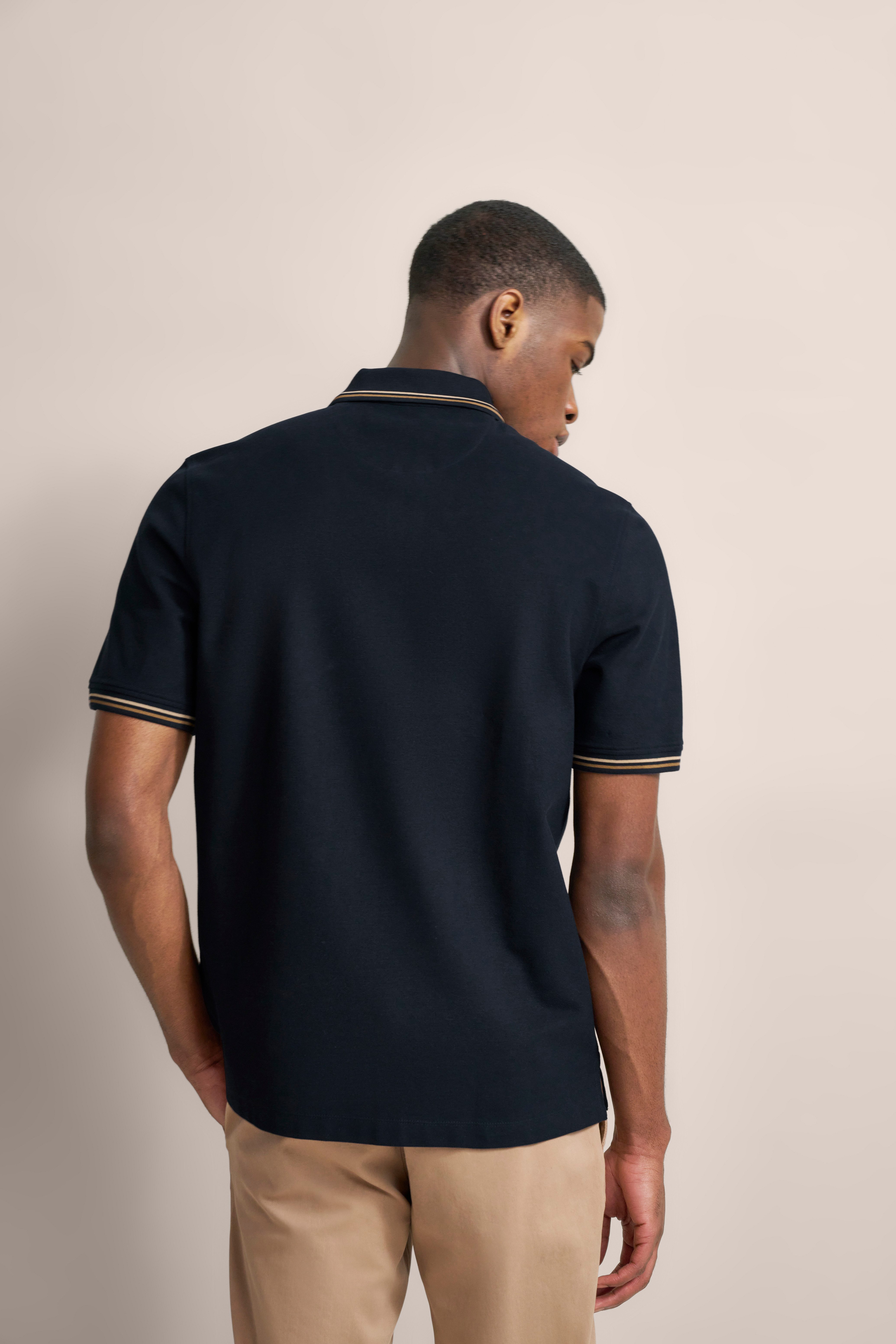Bugatti Poloshirt met geborduurd logo