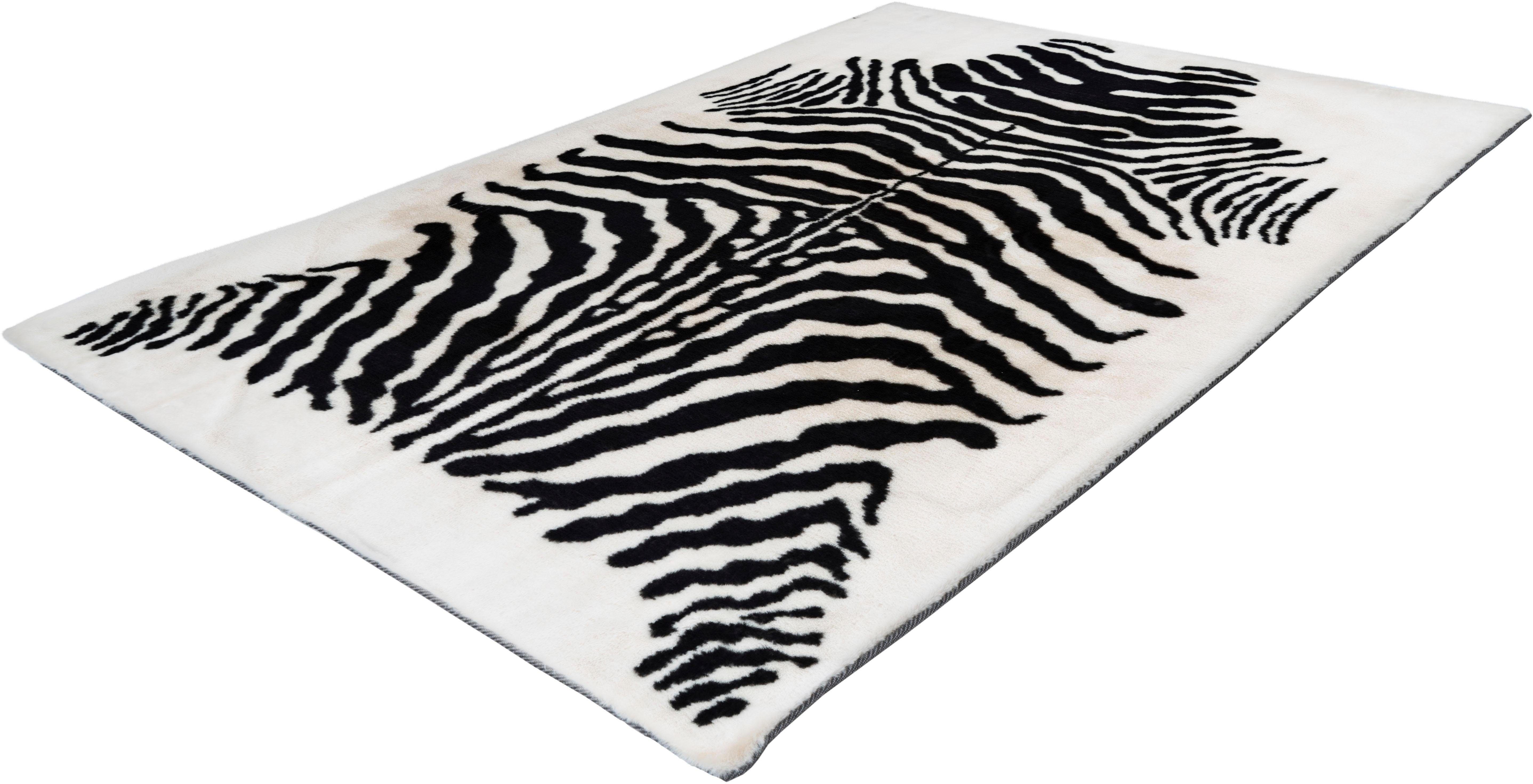 calo-deluxe Hoogpolig vloerkleed Vogezen 400 zachte touch, woonkamer moderne vloerkleden maat 160 cm x 230 cm x 30 mm zwart