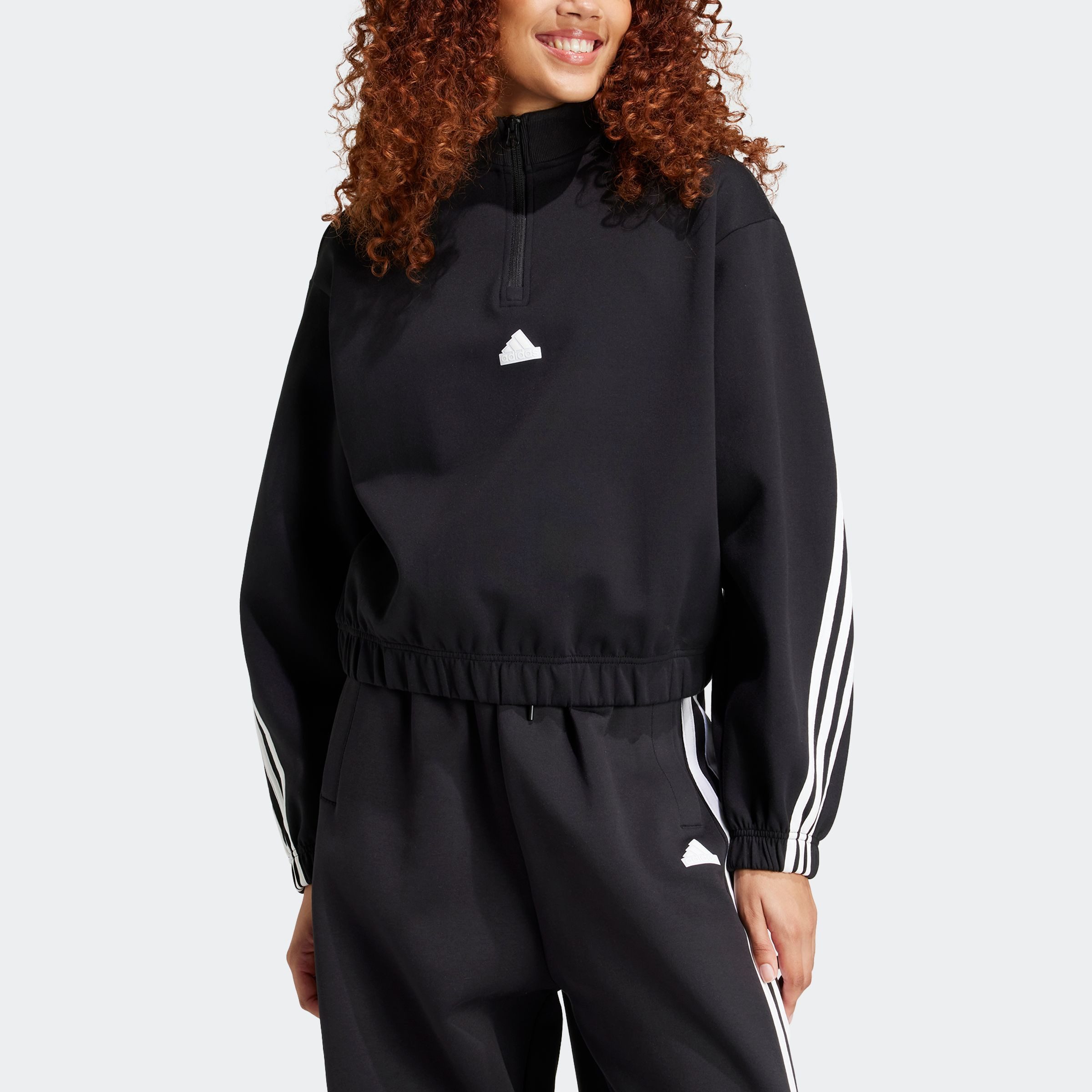 adidas Sportswear Sweatvest W FI 3S QZ (1-delig)
