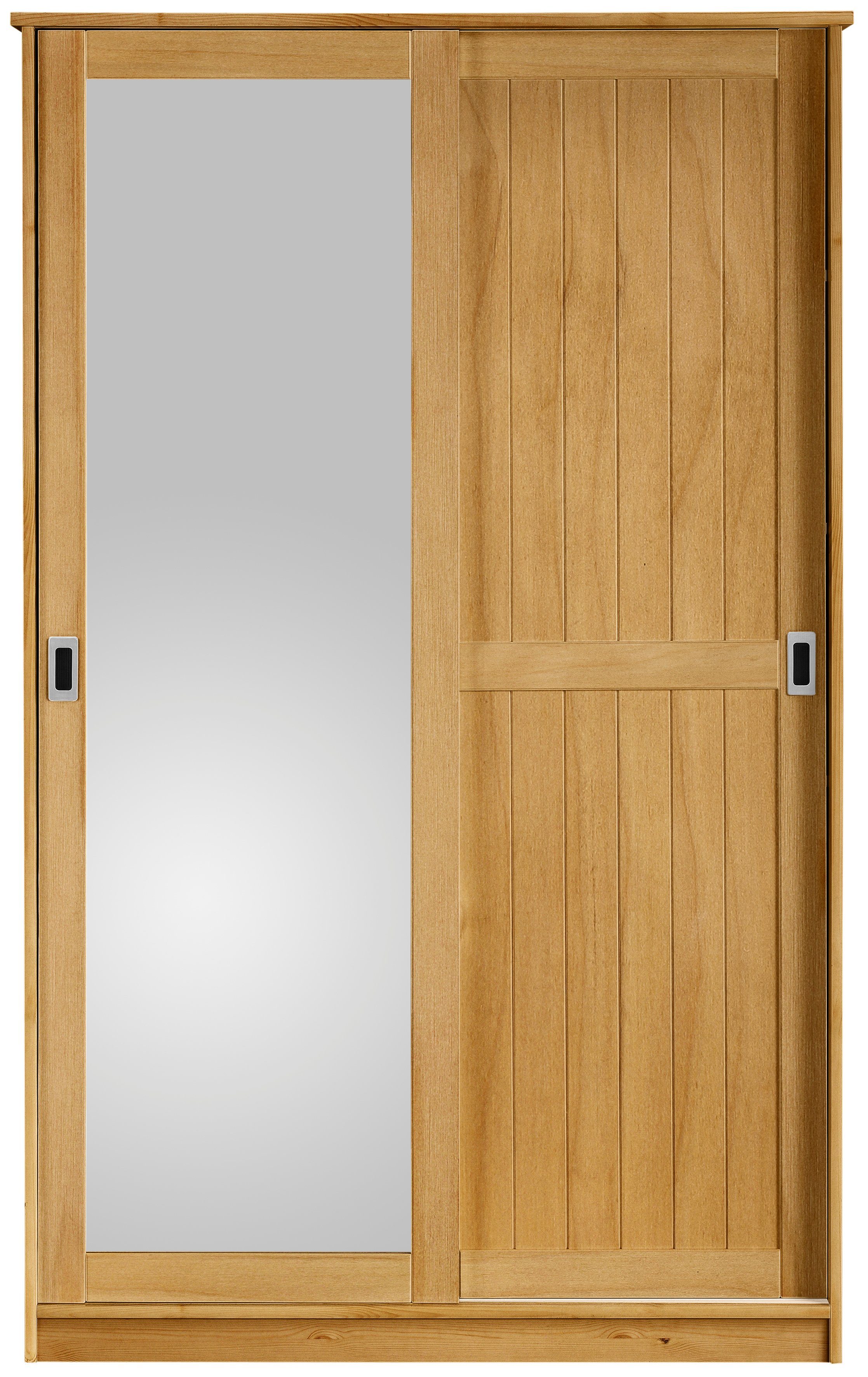 Home affaire Kledingkast Nekso met spiegel, breedte 114 cm, van mdf of massief hout, fsc®