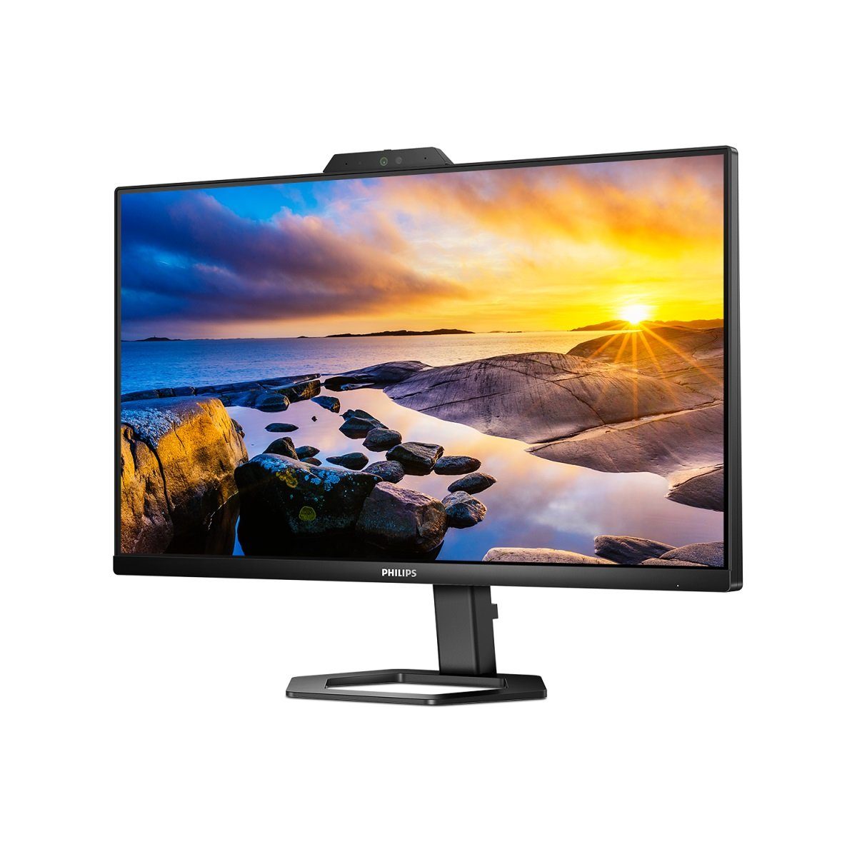 Philips Lcd-monitor 24E1N5300HE, 60,5 cm / 24", Full HD, geïntegreerde webcam en microfoon met noise cancelling