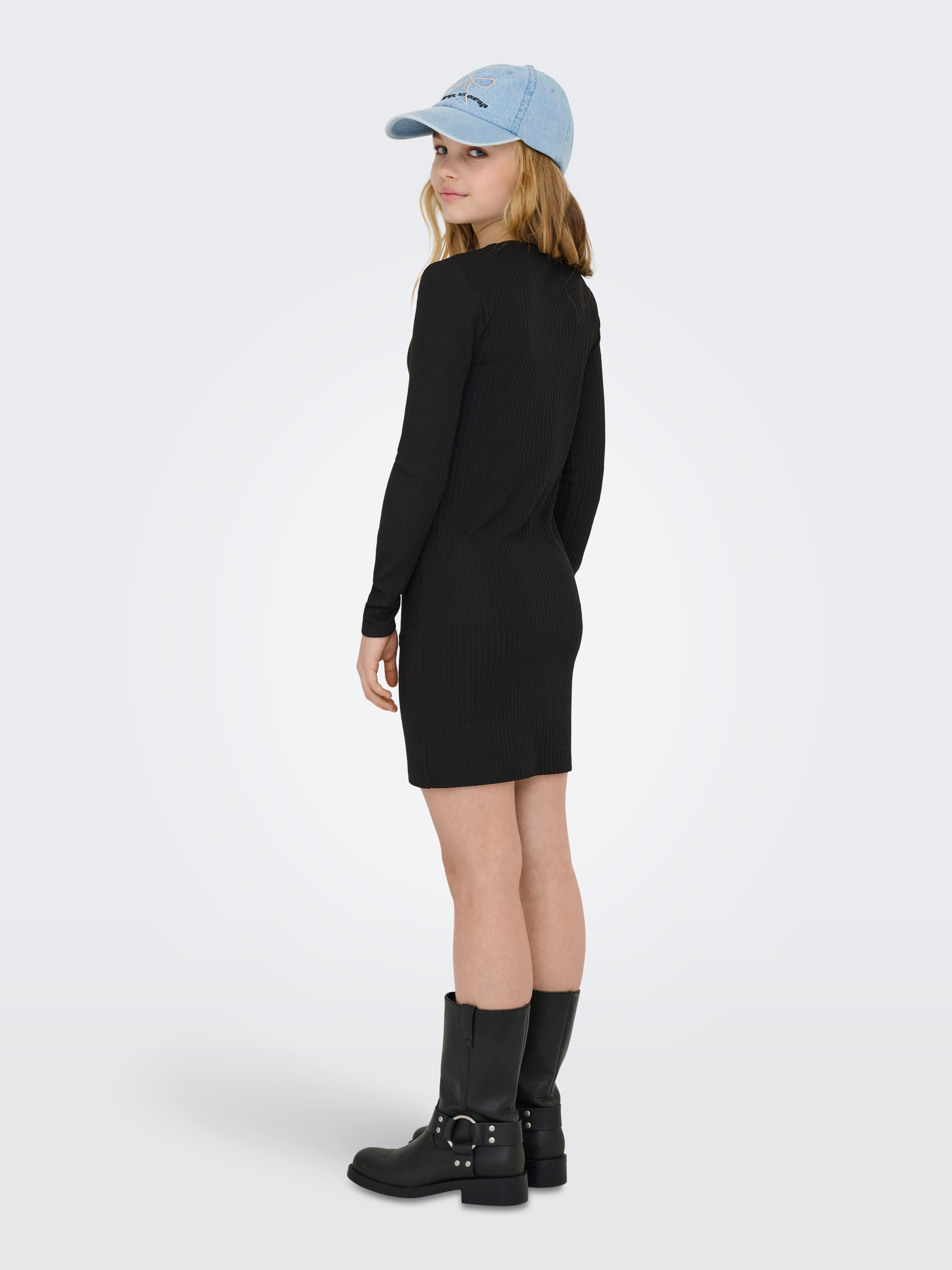 KIDS ONLY Jerseyjurk KOGNELLA SOLID L/S DRESS JRS