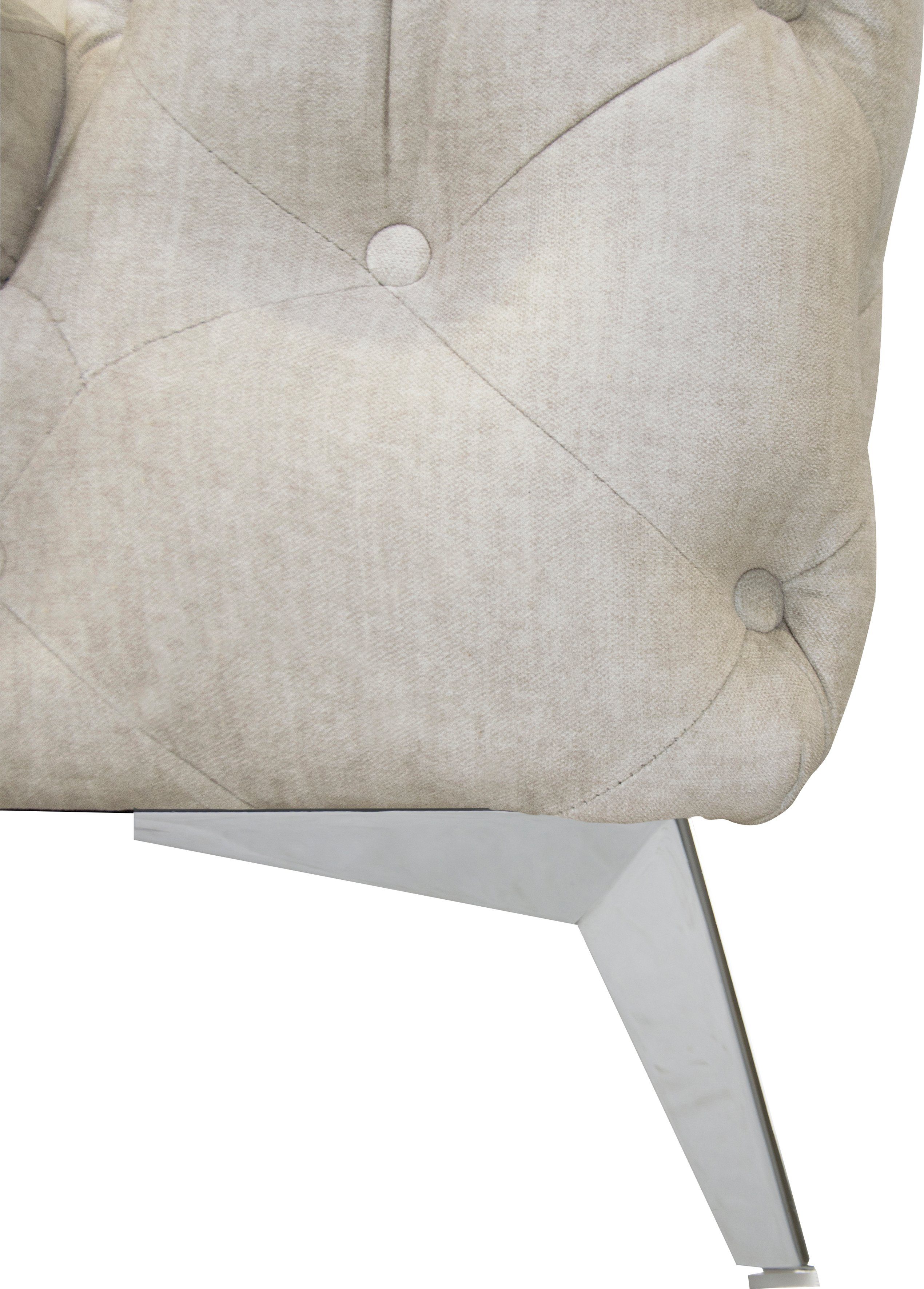 Leonique Chesterfield-bank Glynis luxueuze capitonnage, moderne chesterfield look, kleur van de poten ter keuze