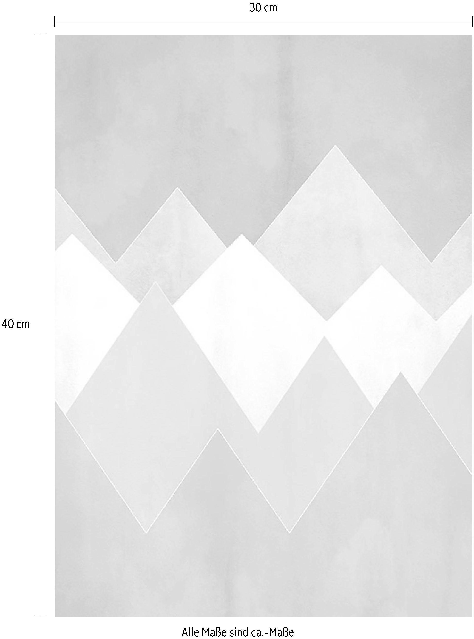 Komar Wanddecoratie Sunrise Mountain Gentle Wanddecoratie - zonder lijst (1 stuk)