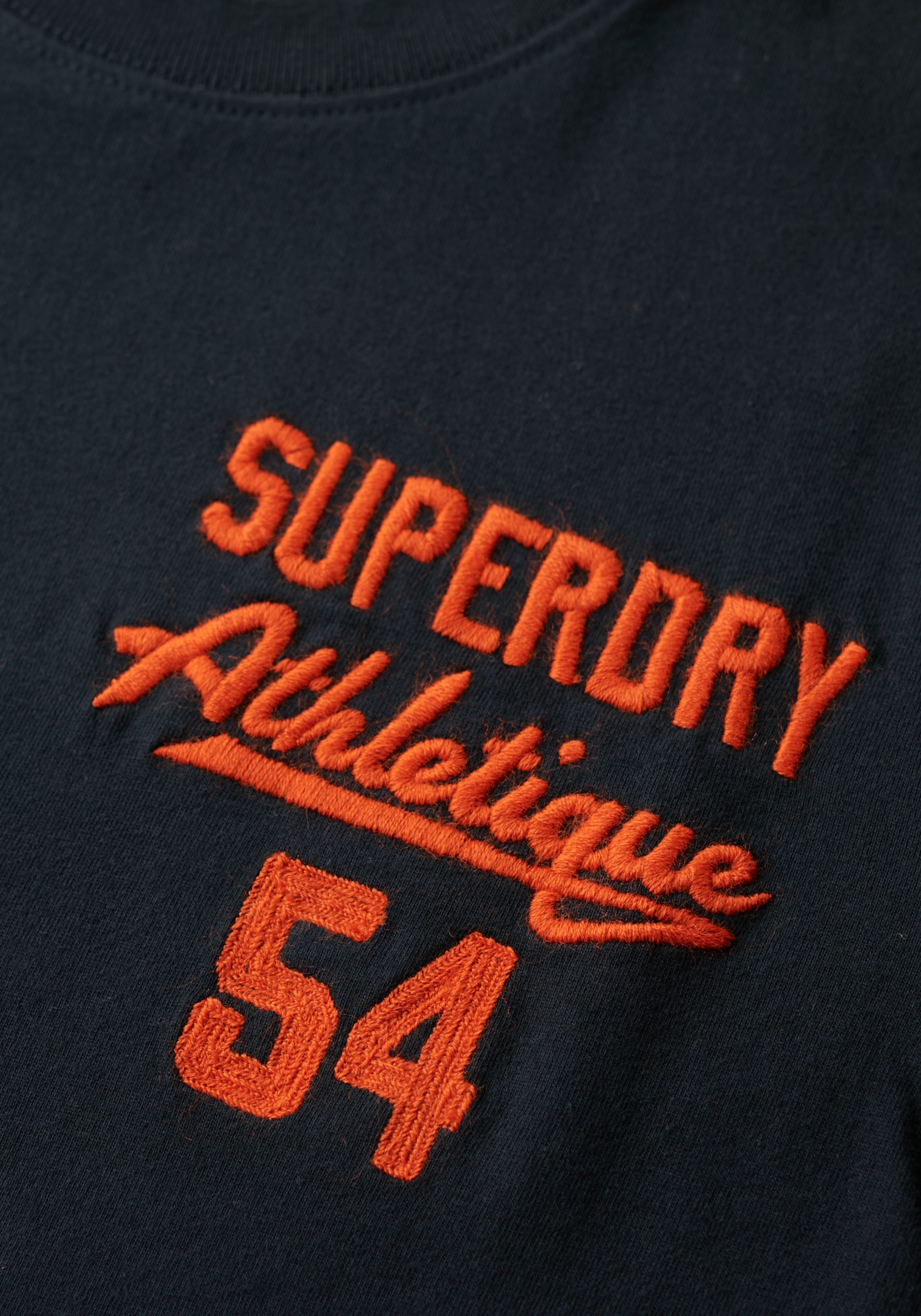 Superdry Shirt met korte mouwen EMBROIDER SUPERSTATE LOGO TEE