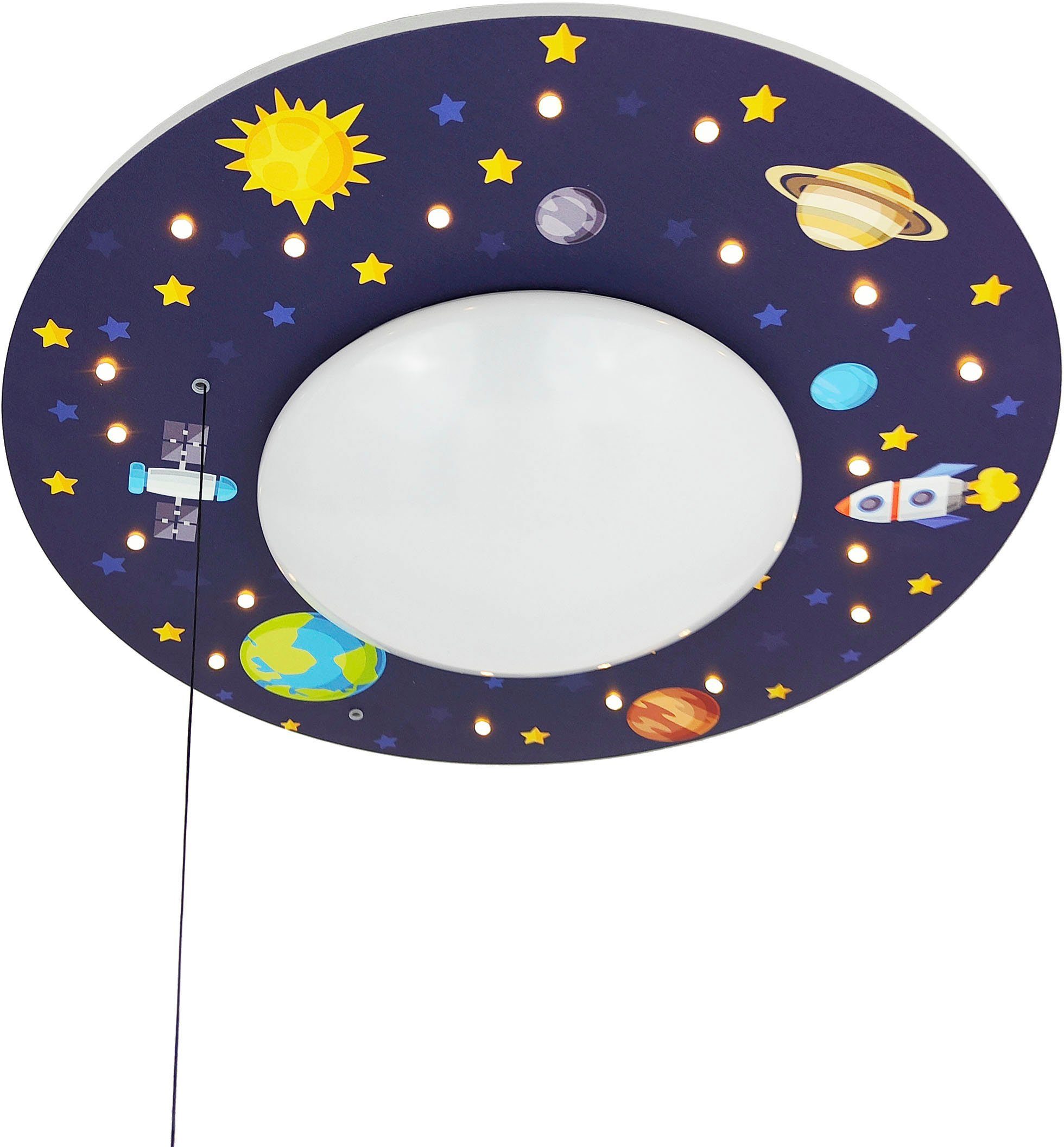 niermann Plafondlamp Heelal exclusieve artprint op het gehele oppervlak (1 stuk)