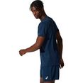 asics runningshirt core asics top blauw