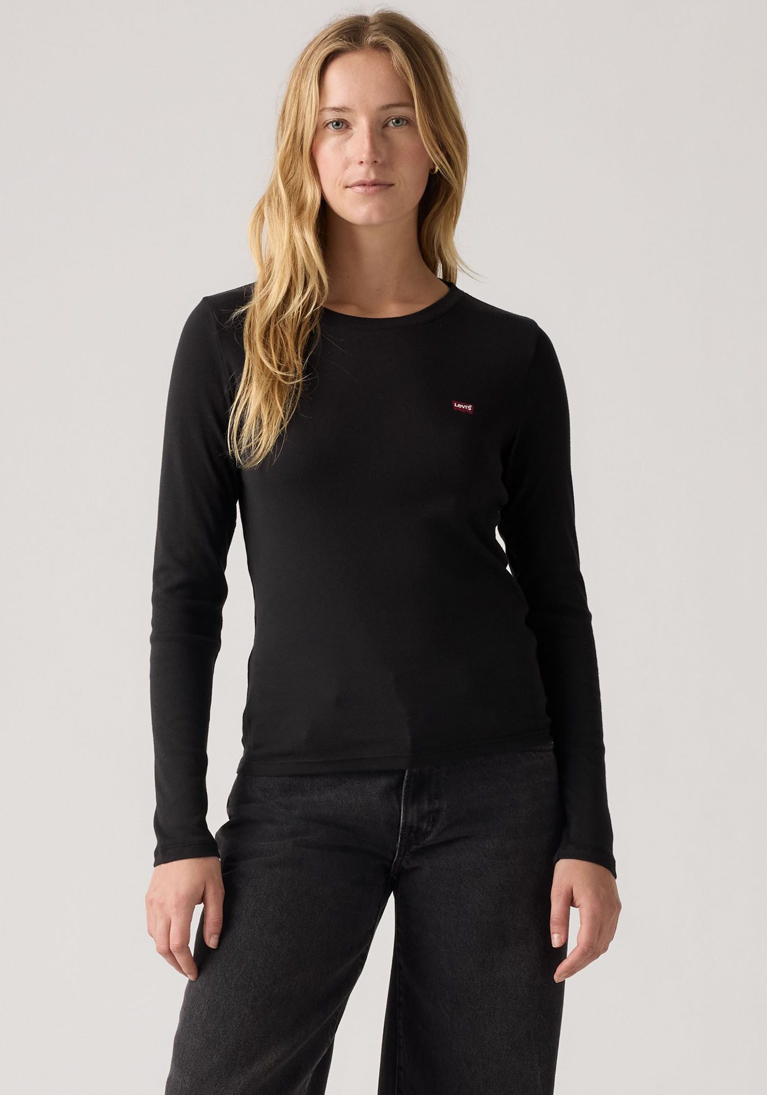 Levi's® Shirt met lange mouwen LS 2 Pack Tee met batwing-logoborduursel (set, 2-delig)