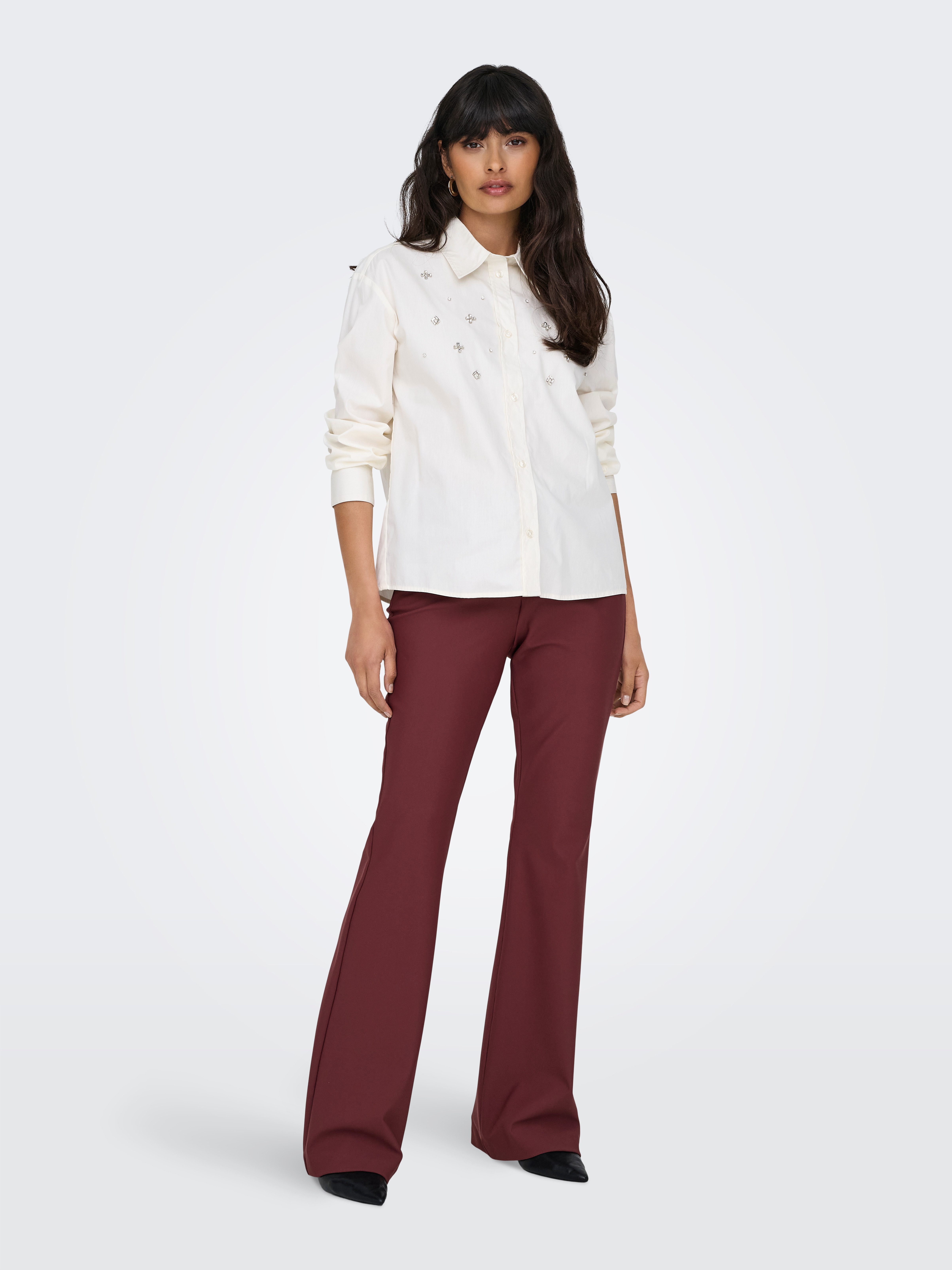 Only Pantalon ONLTRAVEL MW FLARED PANT TLR