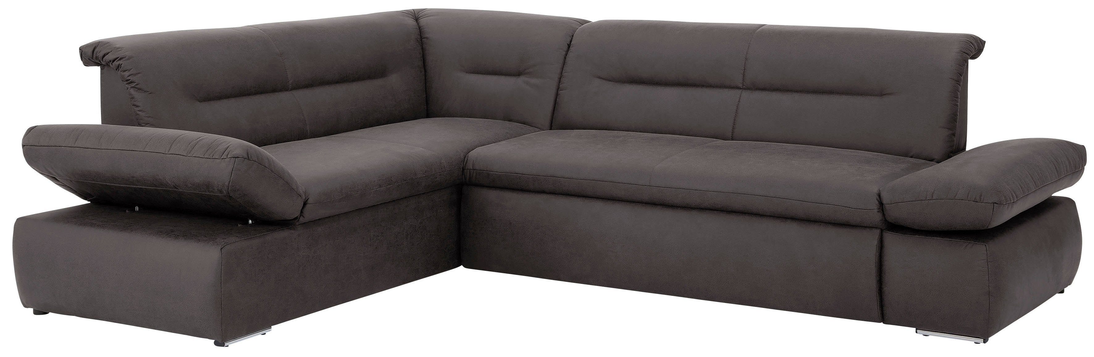 INOSIGN Hoekbank Avesa L-vorm Naar keuze met arm- en slaapfunctie, bxdxh: 275x211x80 cm