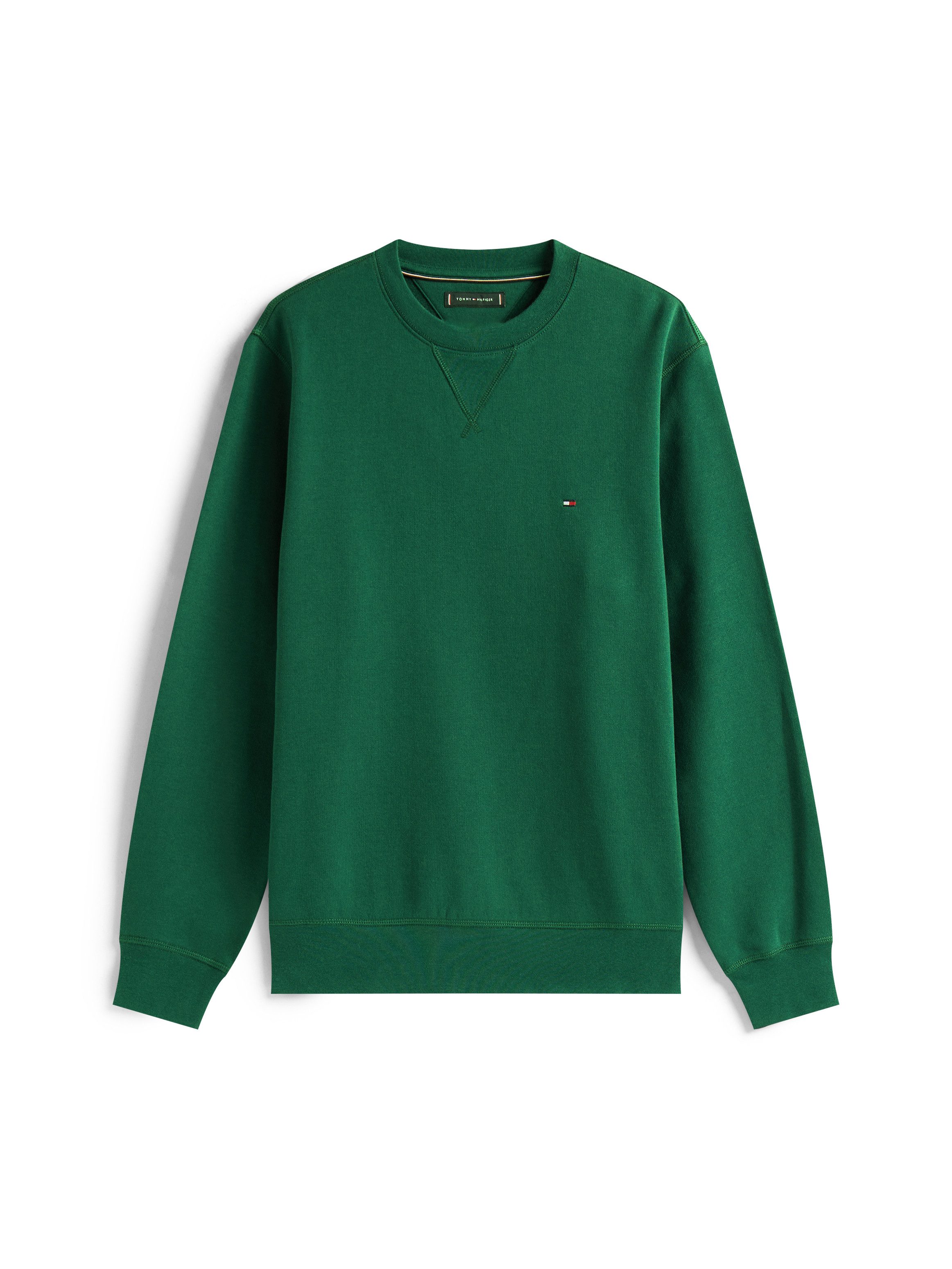 Tommy Hilfiger Sweatshirt ESS SEASONAL FLEECE CREWNECK met ronde hals en borduursel