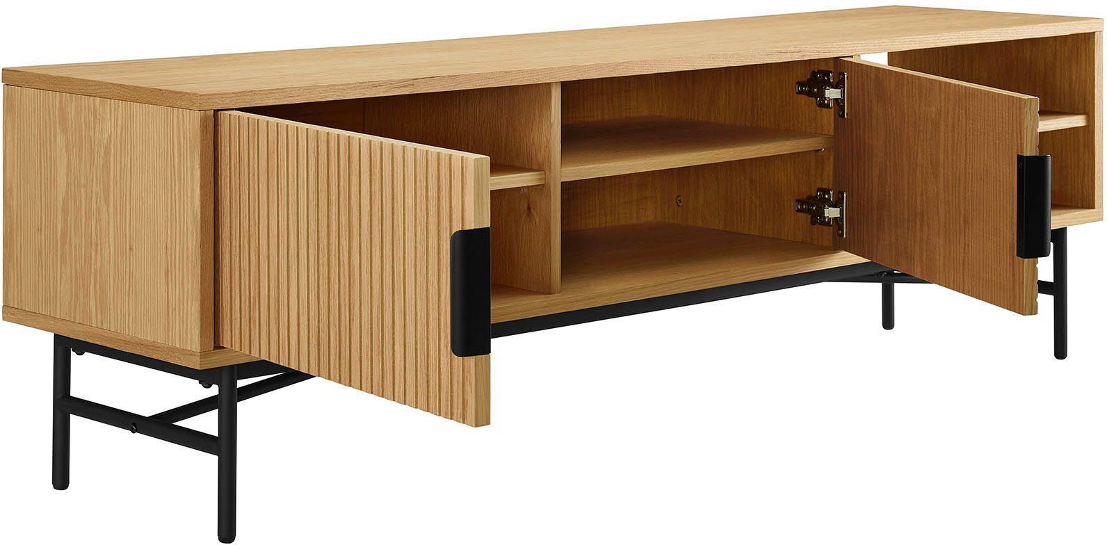 SalesFever Tv-meubel Commode, eikenhoutfineer, breedte 160 cm