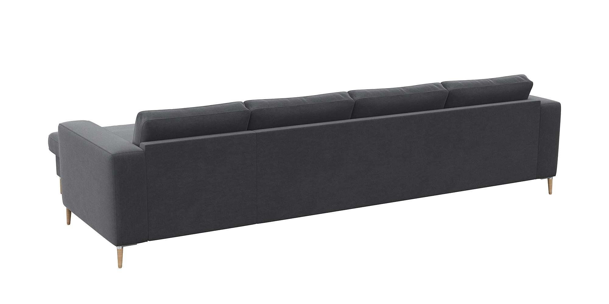 FLEXLUX Hoekbank Fiore, super zitcomfort door koudschuim in de zitting, L-vorm