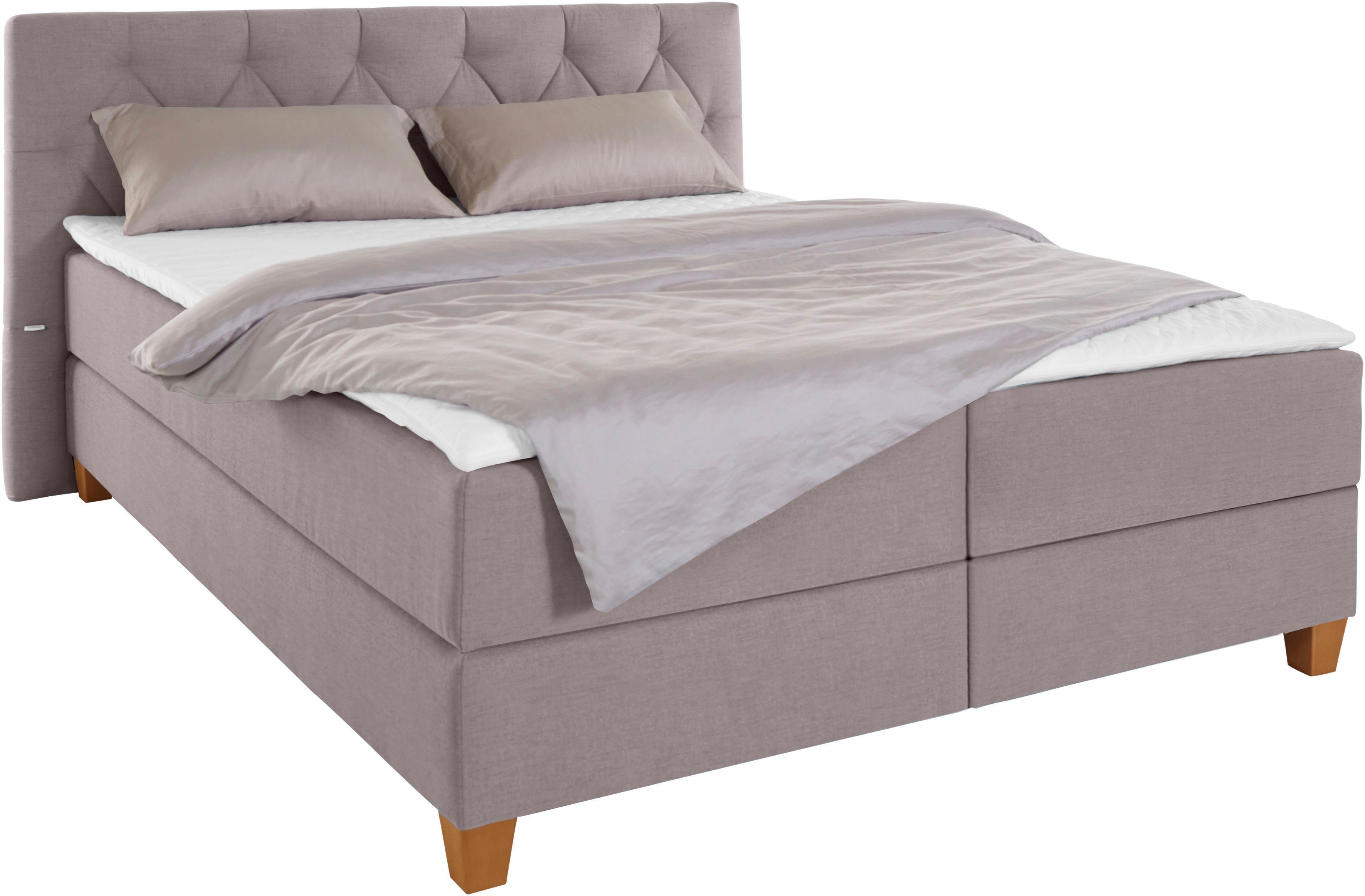 Guido Maria Kretschmer Home&Living Boxspring Harmones in 3 breedten, hardheid ook gemengd met elk 1 matras in h2 en h3