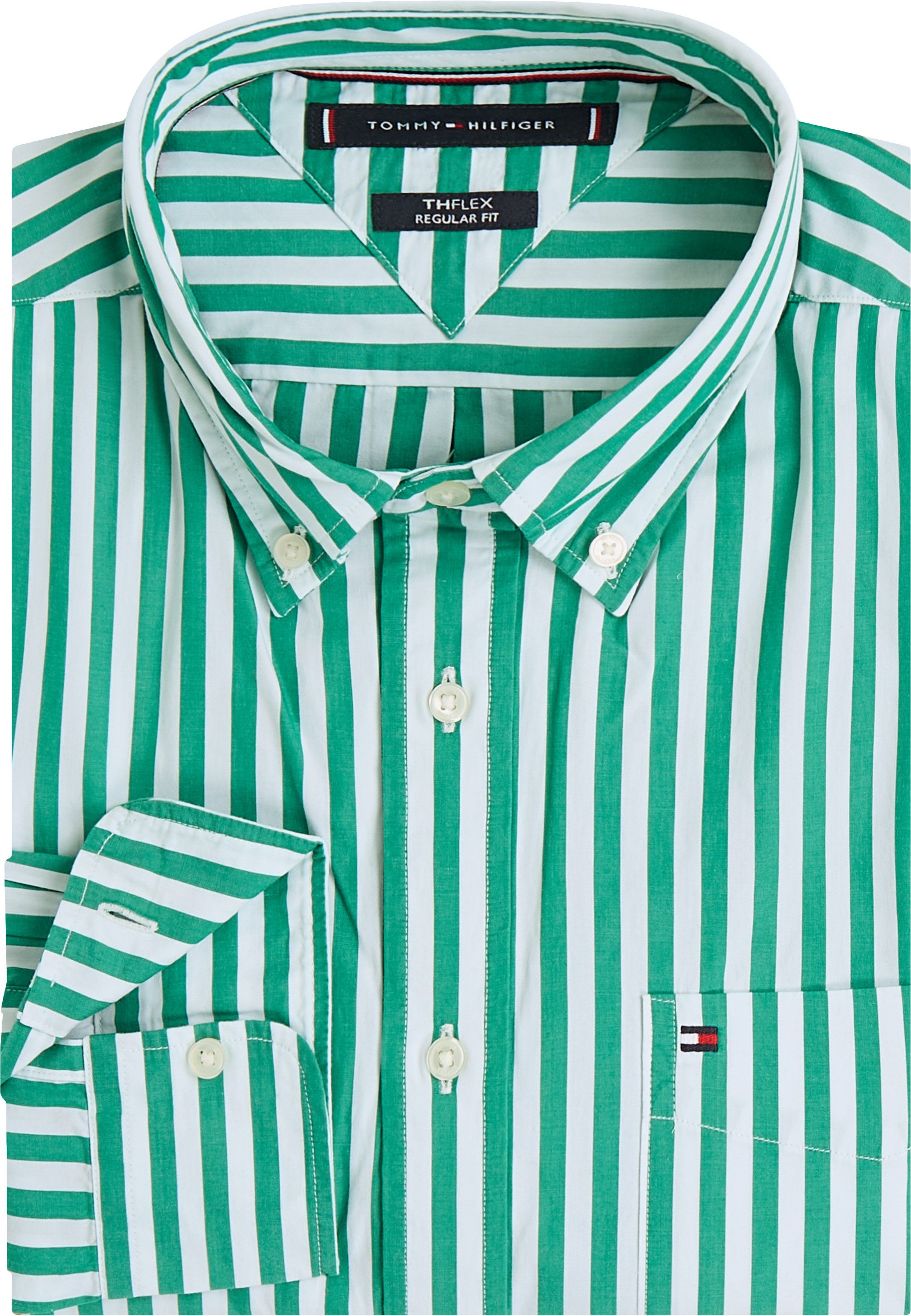 Tommy Hilfiger Overhemd met lange mouwen FLEX POPLIN BOLD STRIPE SHIRT
