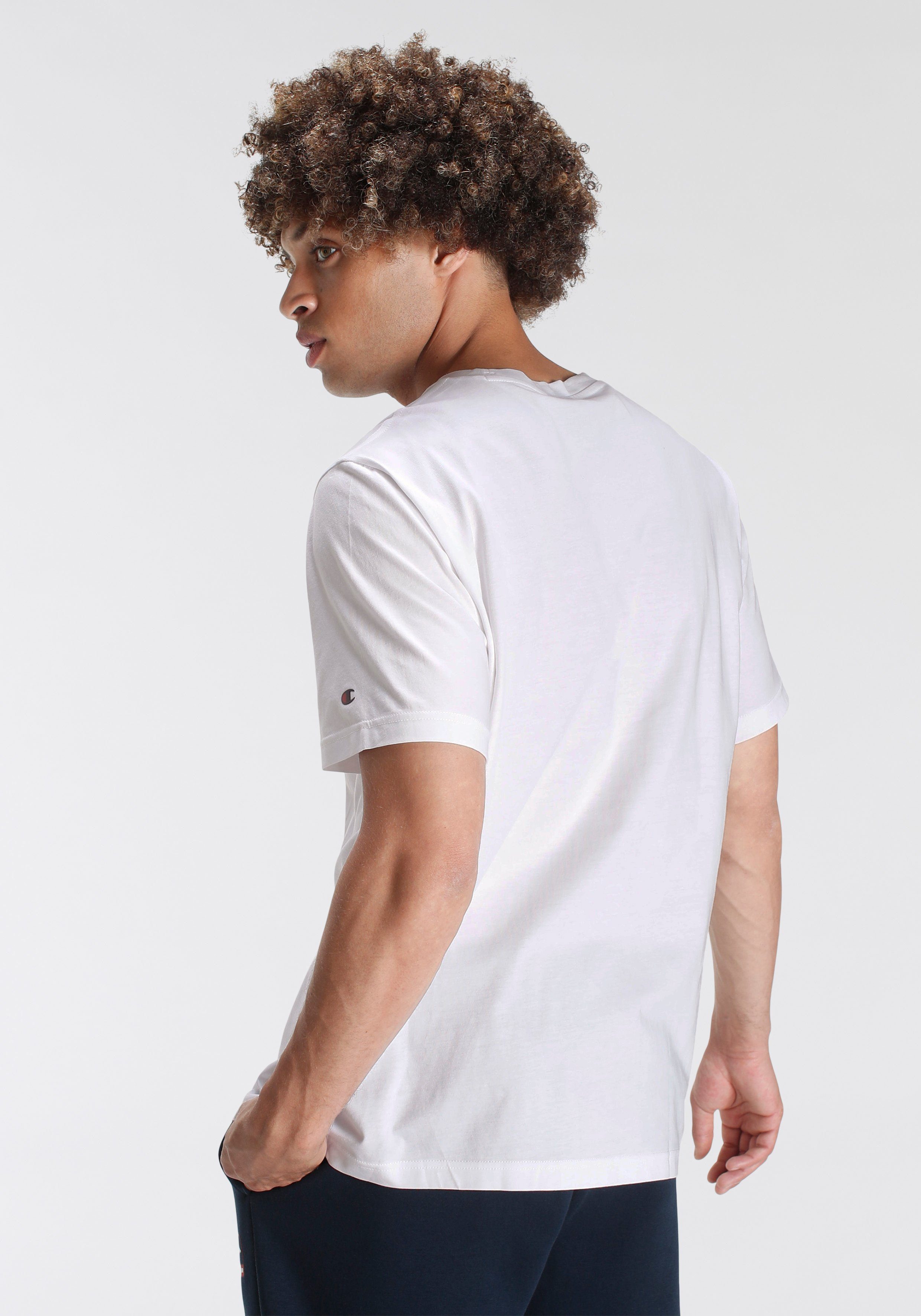 Champion T-shirt 2PACK CREW-NECK Basic shirt, dubbelpack (set, 2-delig, Set)
