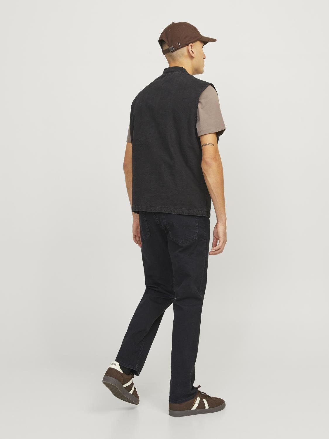 Jack & Jones Tapered jeans JJIMIKE JJORIGINAL SQ 223 Stonewashed voor een used-look met vervaagde effecten