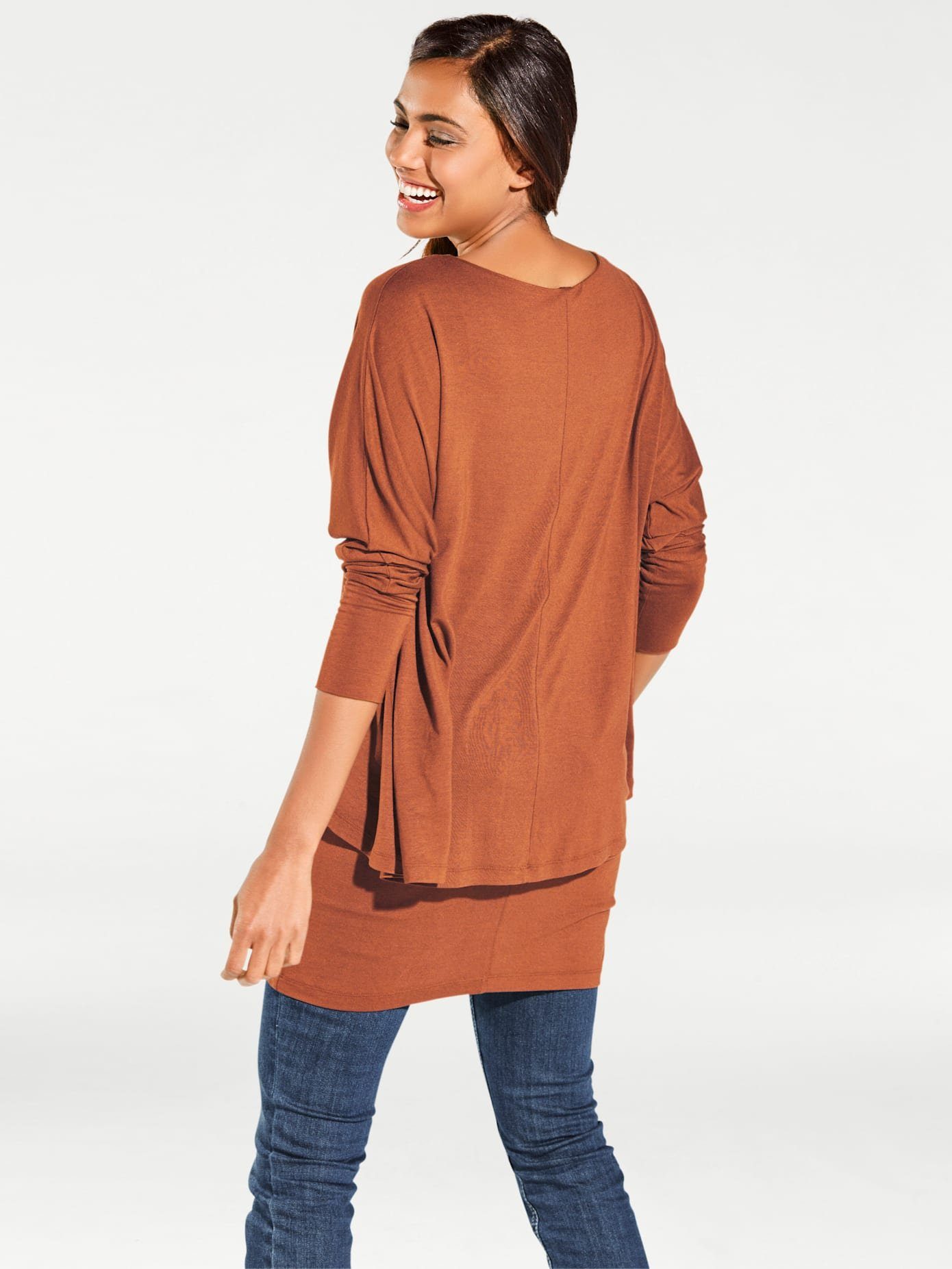 heine Shirt met ronde hals (1-delig)