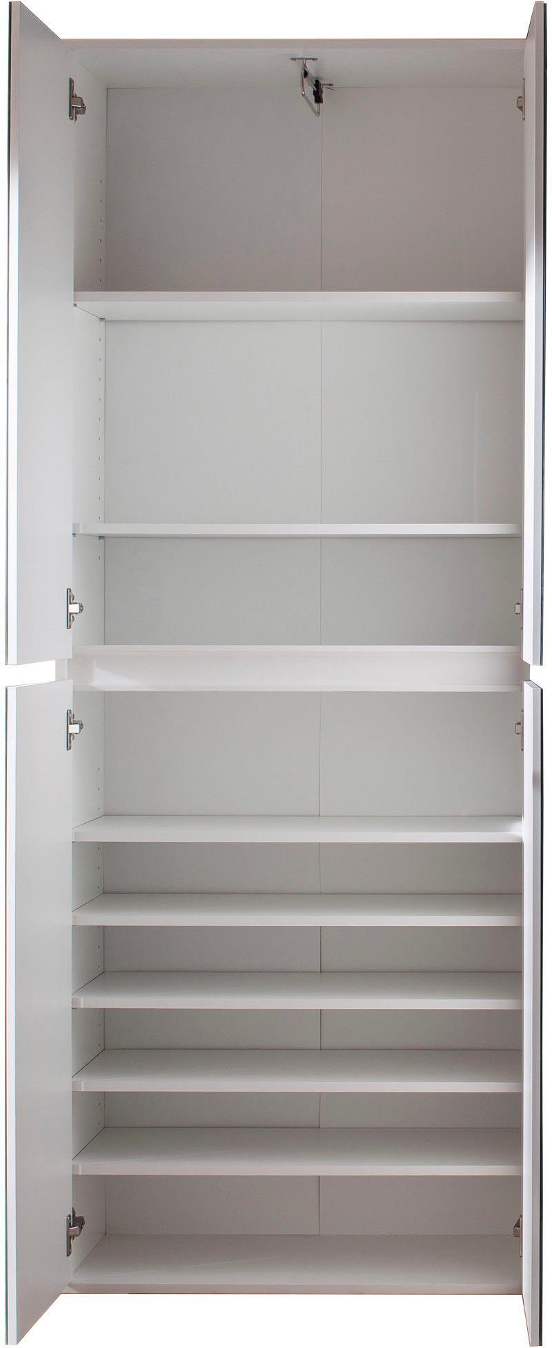 INOSIGN Halmeubelset Malcesine 3 multifunctionele kasten met spiegelglasfronten - (b/d/h) 222/34/191 cm (3-delig)