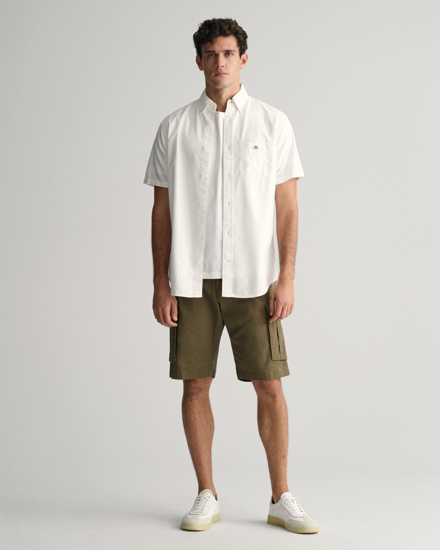 Gant Overhemd met korte mouwen REG OXFORD SHIRT