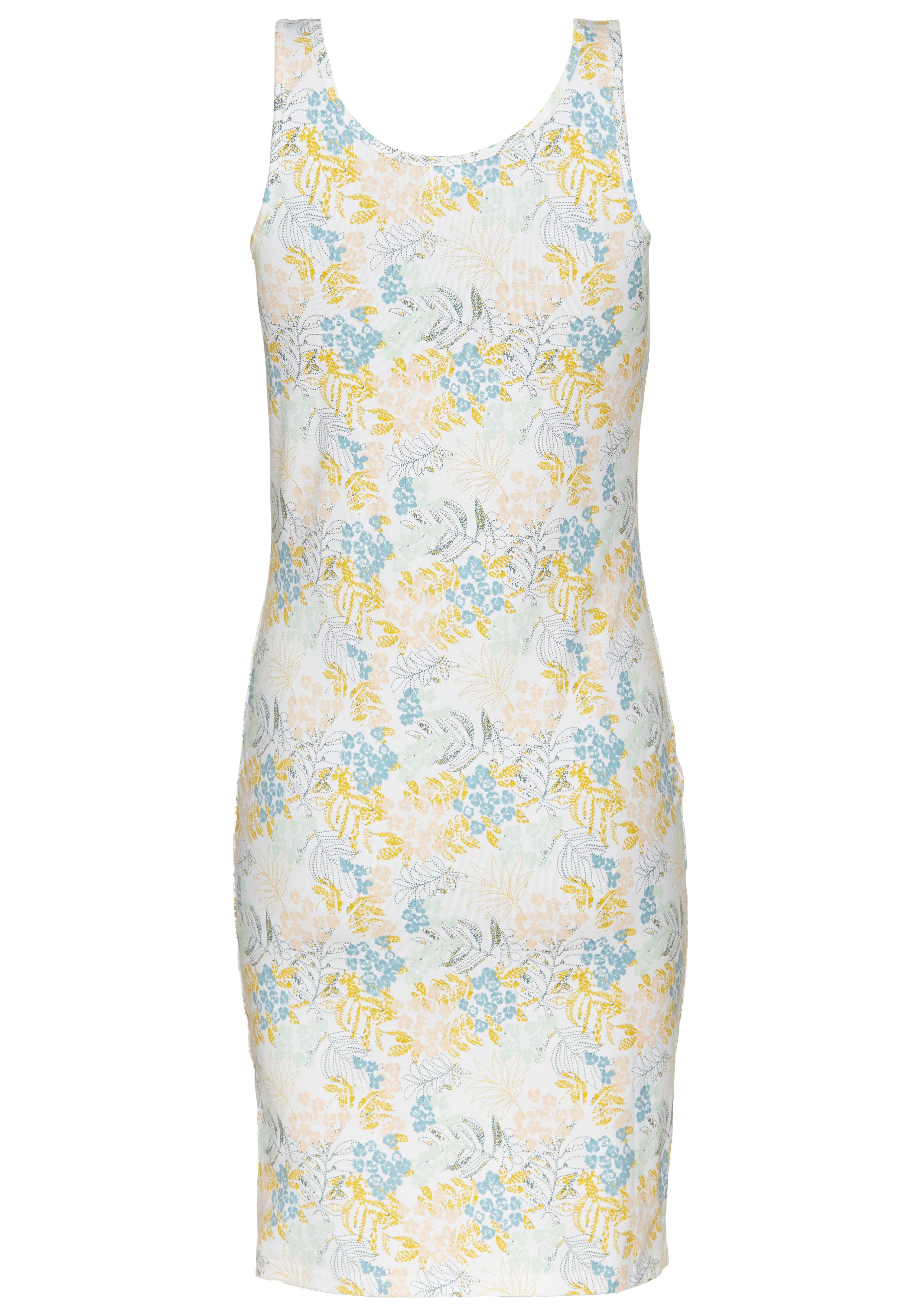 KangaROOS Zomerjurk Set shirt jurk met bloemen (set, 2-delig, Met T-shirt)