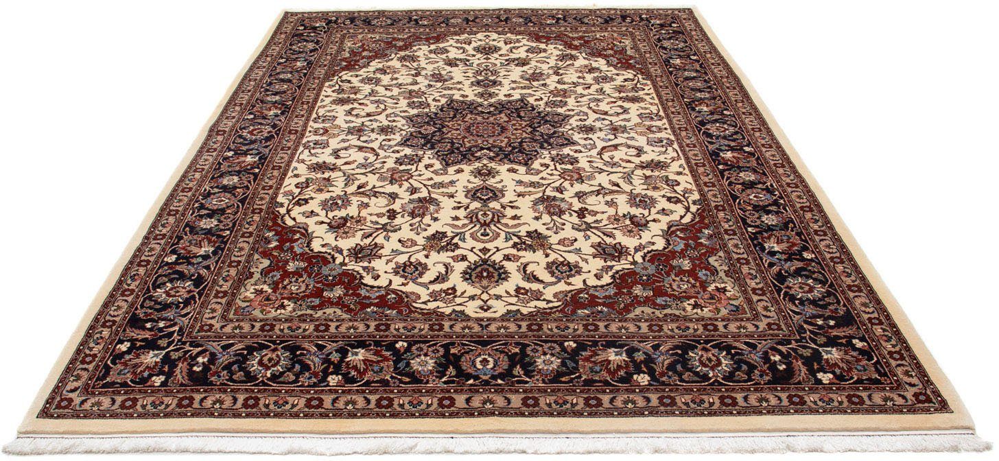 morgenland Wollen kleed Kasjmar medaillon beige 290 x 200 cm Uniek exemplaar met certificaat