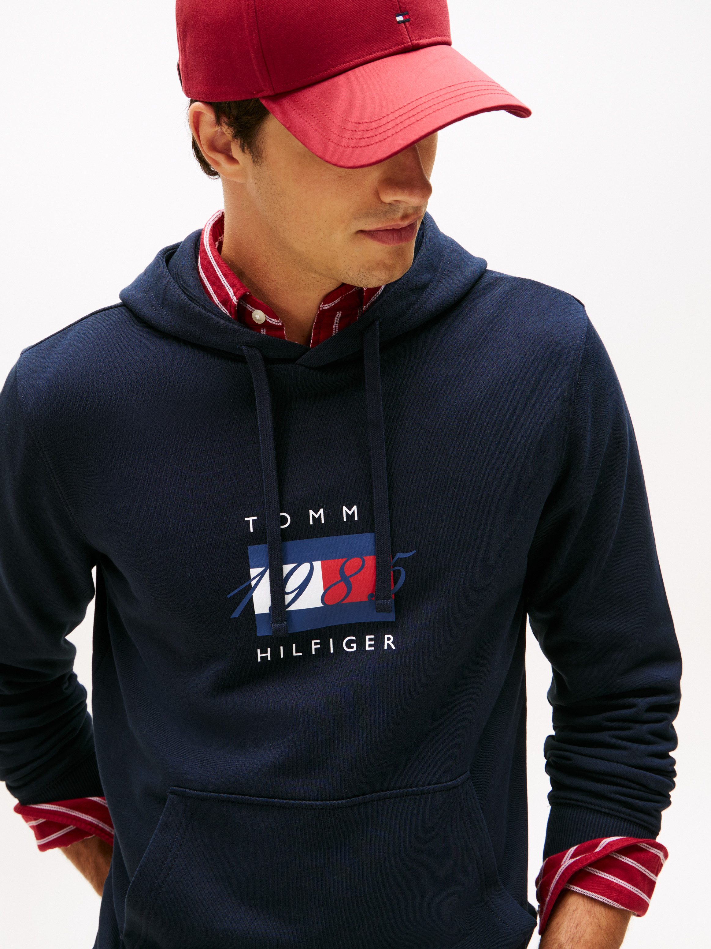 Tommy Hilfiger Hoodie LINEAR FLAG GRAPHIC