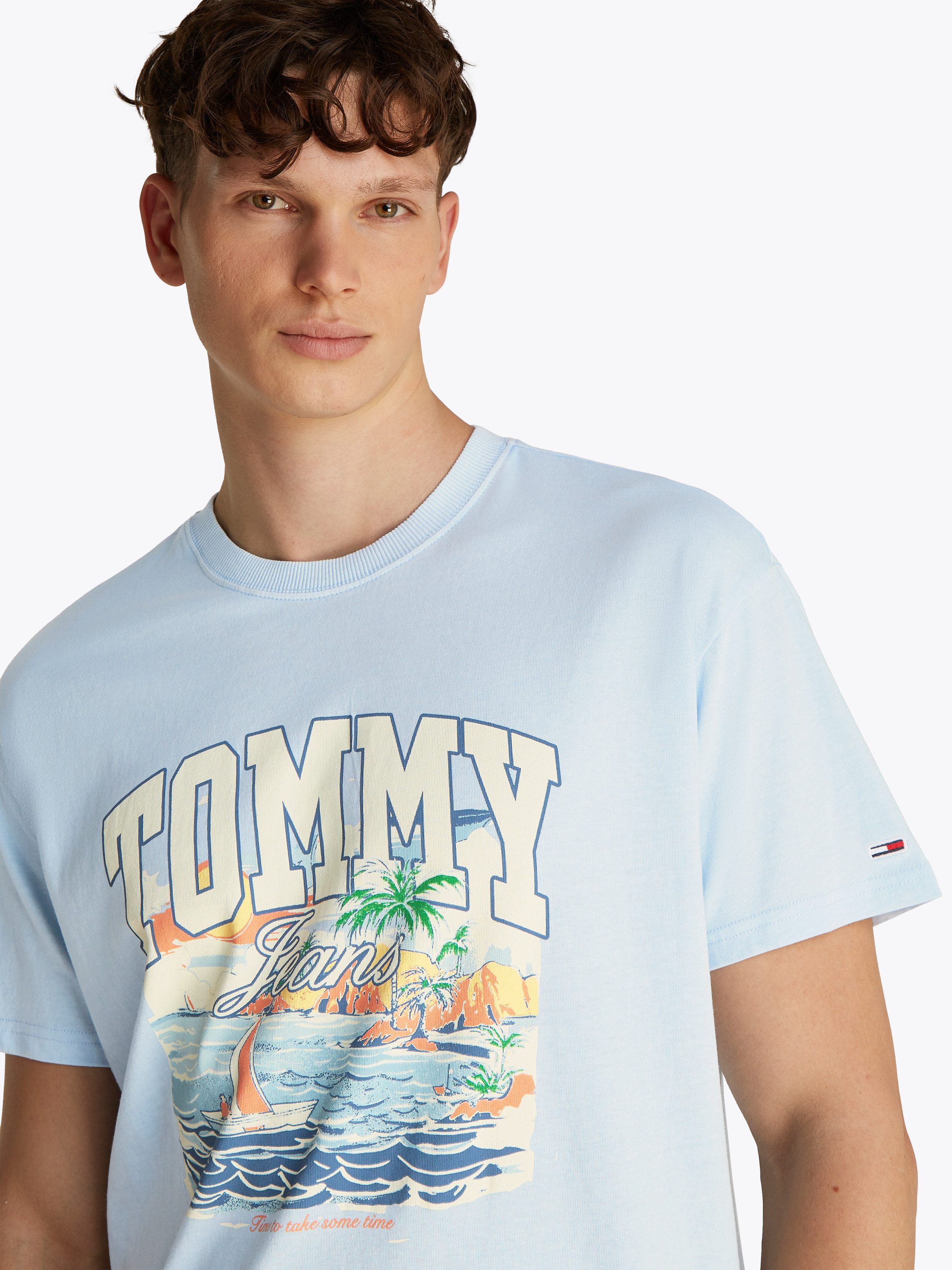 TOMMY JEANS T-shirt TJM RLX ARCH SAILING SS TEE EXT