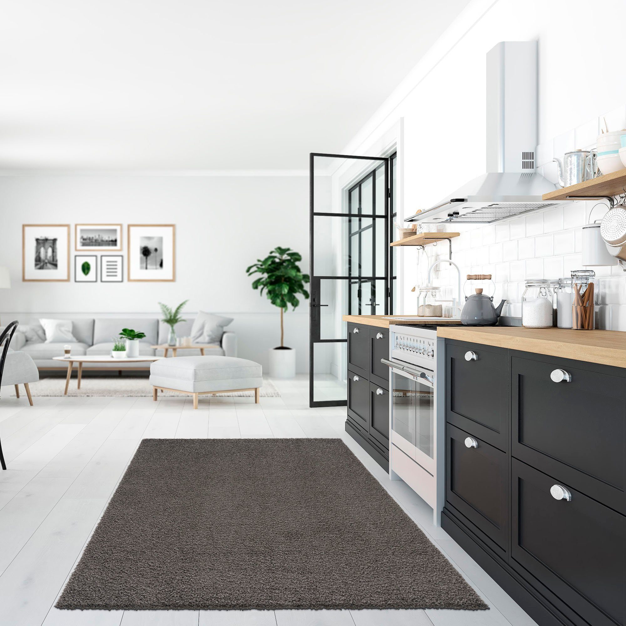 SANAT HALI Hoogpolig vloerkleed LOCA Woonkamer, lange pool, shaggy, slaapkamer