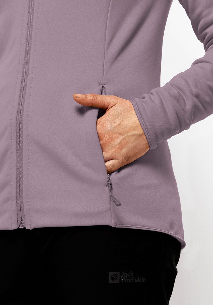 Jack Wolfskin Fleecejack BAISELBERG HOODED FZ W