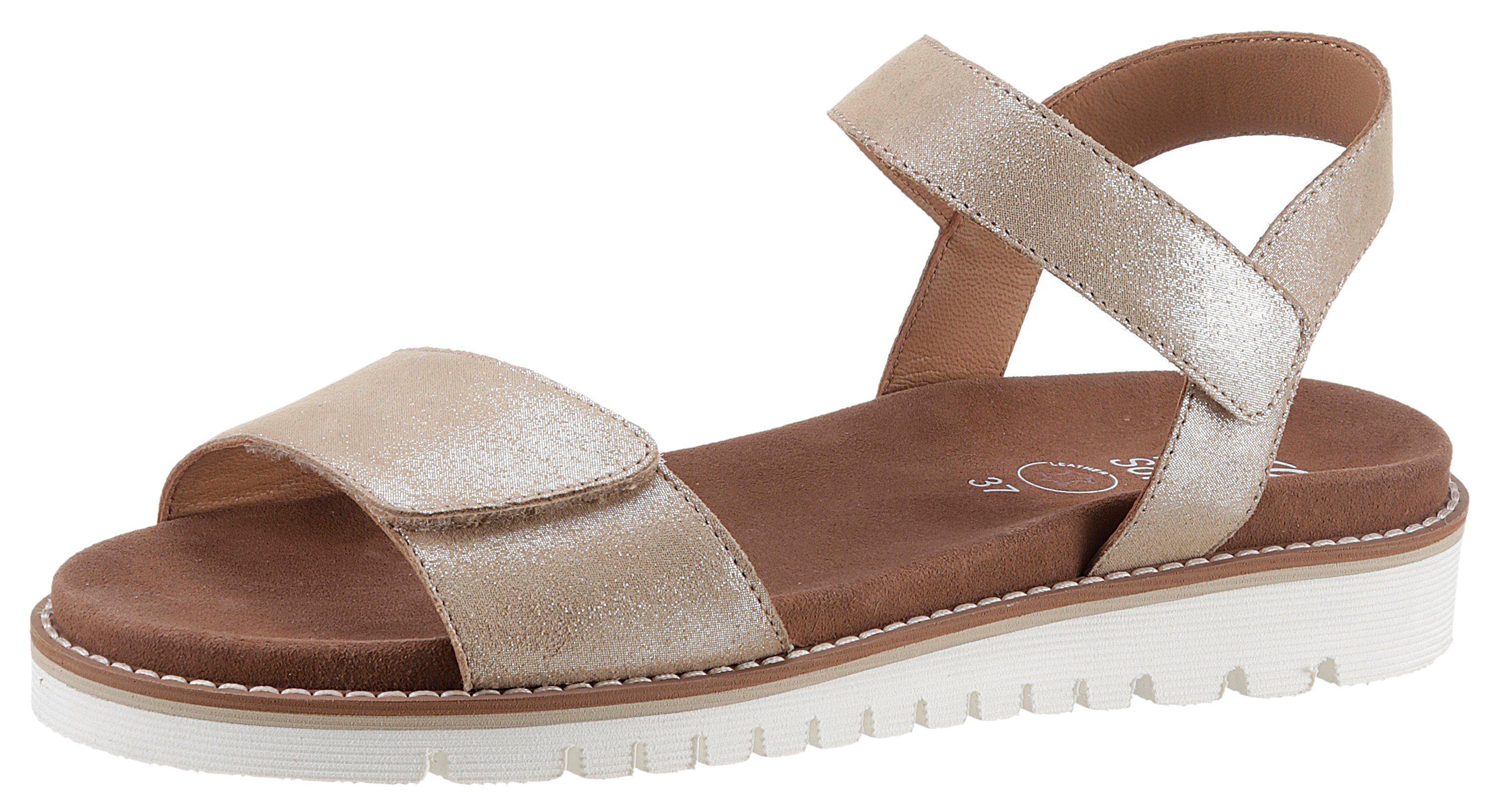 Ara Sandalen KENT , zomerschoen, sandaal, wig hak, met klittenbandsluitingen, g-breedte