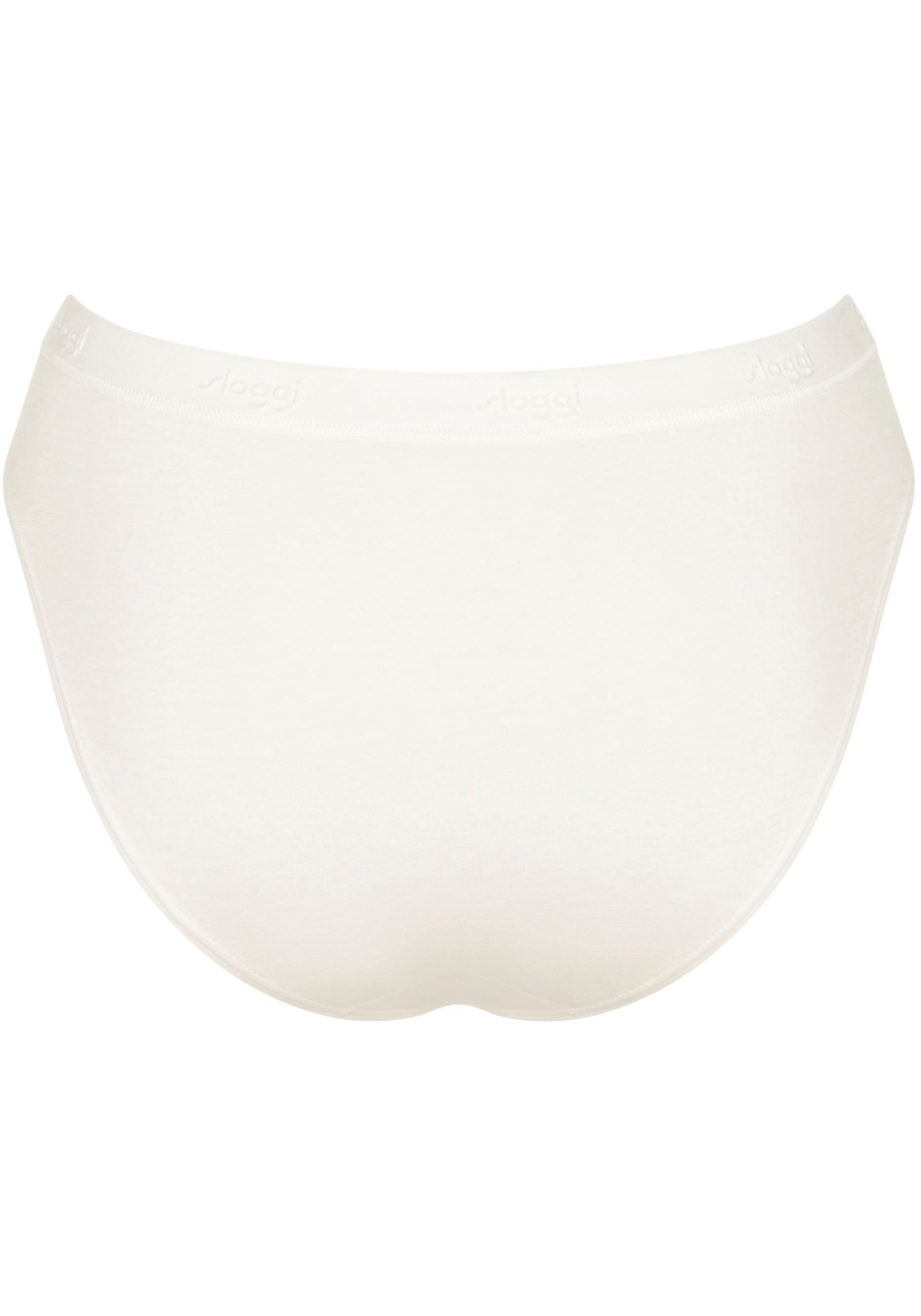 Sloggi Slip GO Casual High leg 2P zachte en ademende katoenkwaliteit (2 stuks, Set van 2)