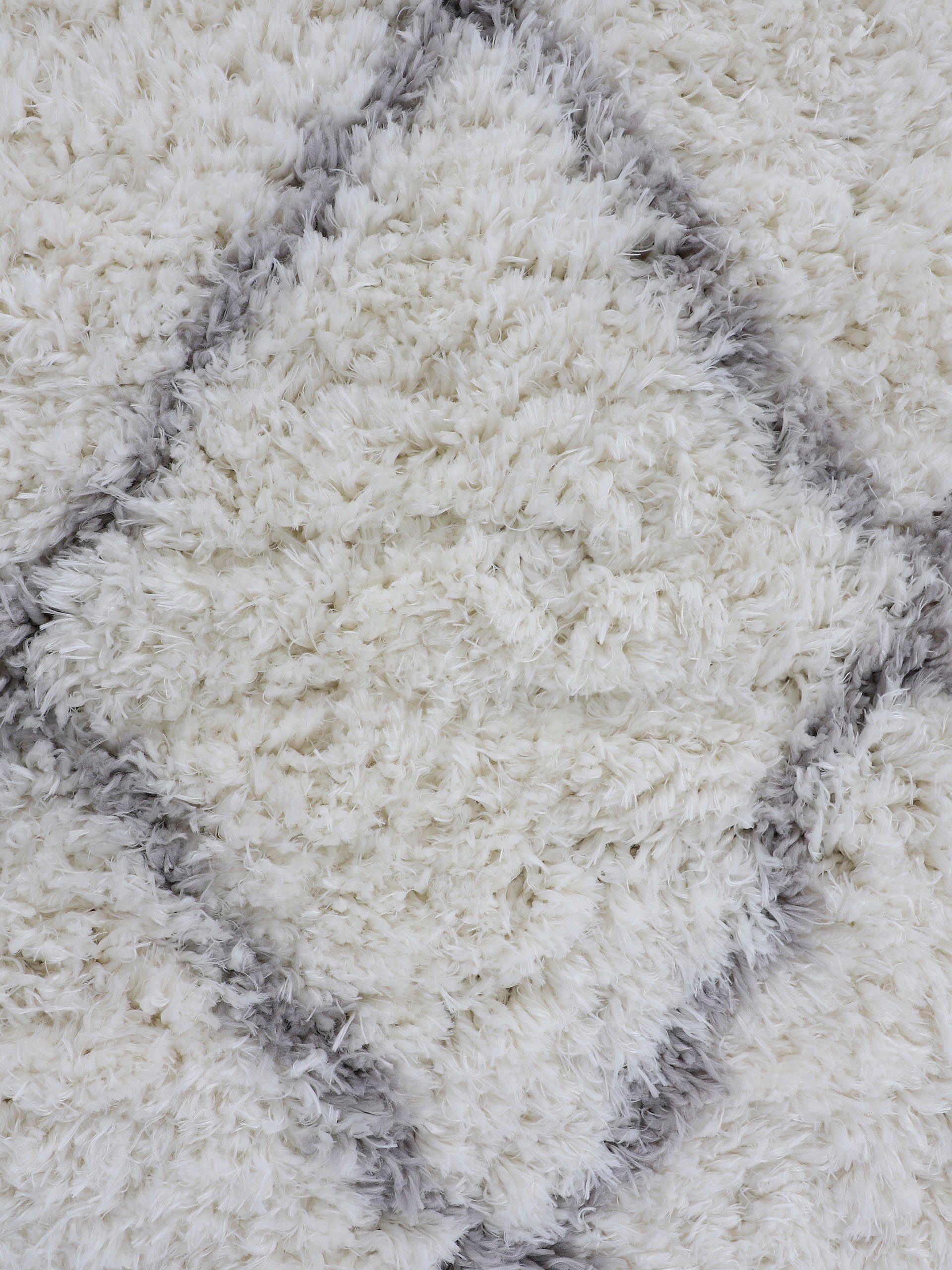 carpetfine Hoogpolig vloerkleed Eddy ook in vierkant model, met franje, woonkamer