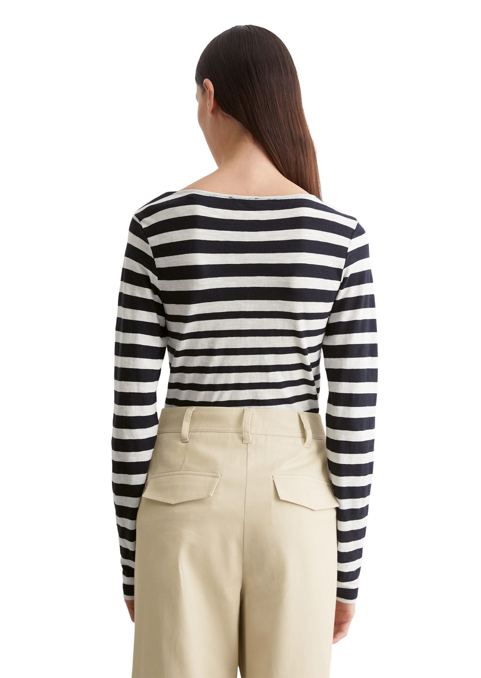 Marc O'Polo Shirt met lange mouwen mooi streepdessin