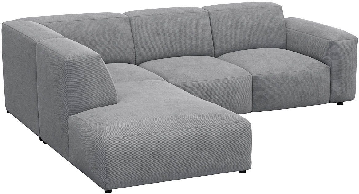 FLEXLUX Hoekbank Lucera, super comfortabel door hoogwaardige zitconstructie met koudschuim