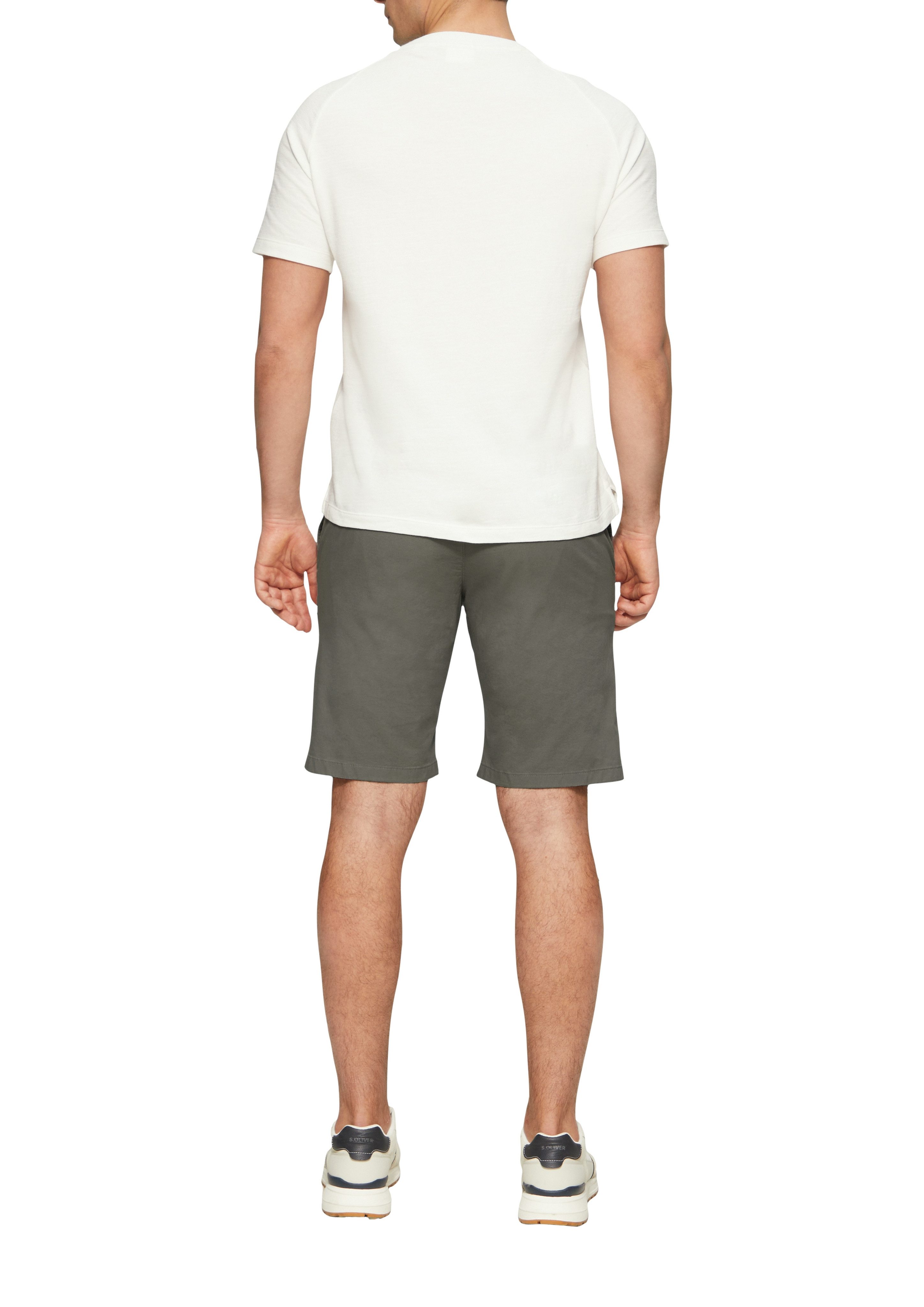s.Oliver Chino-short met wassing