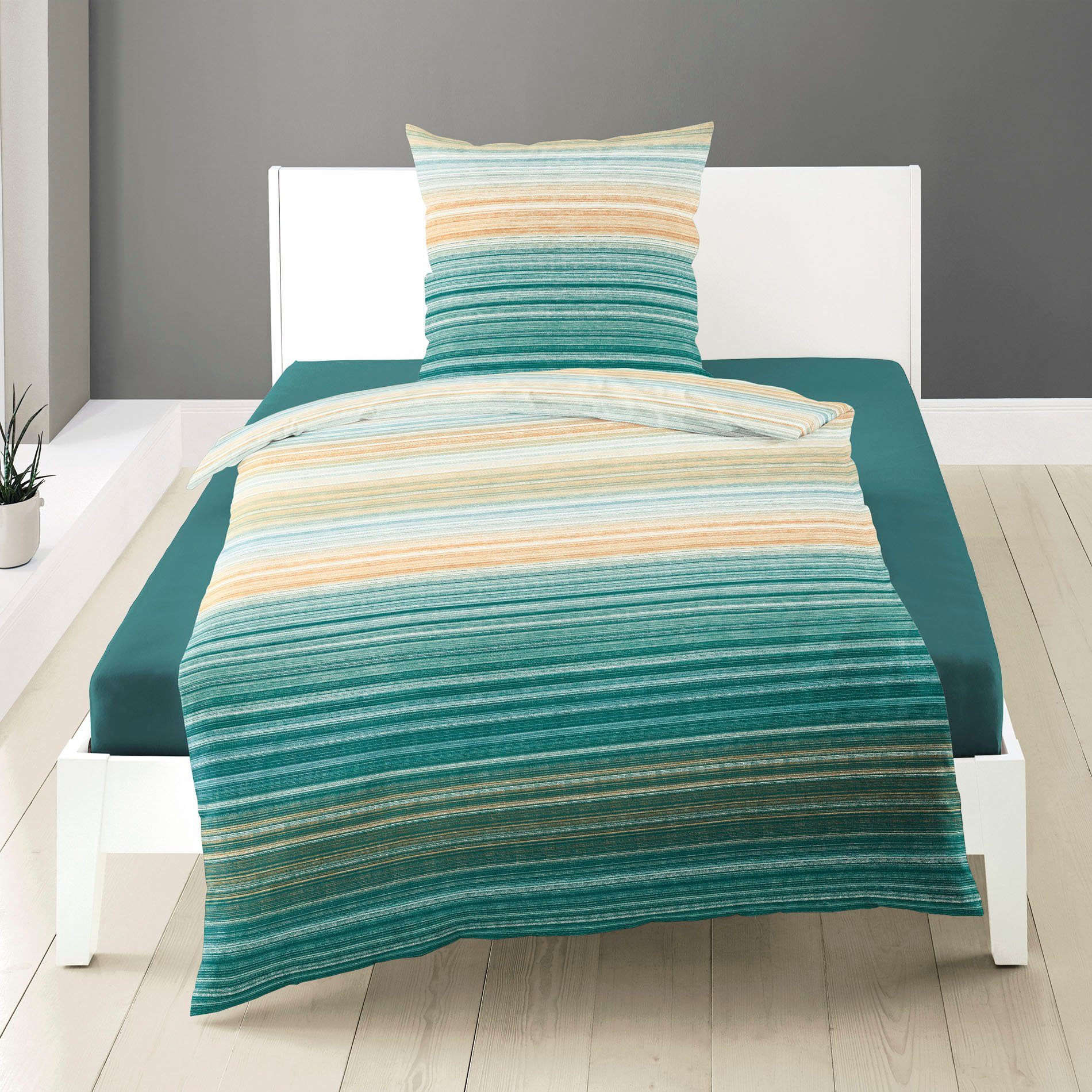 BIERBAUM Overtrekset Small stripes (2-delig)