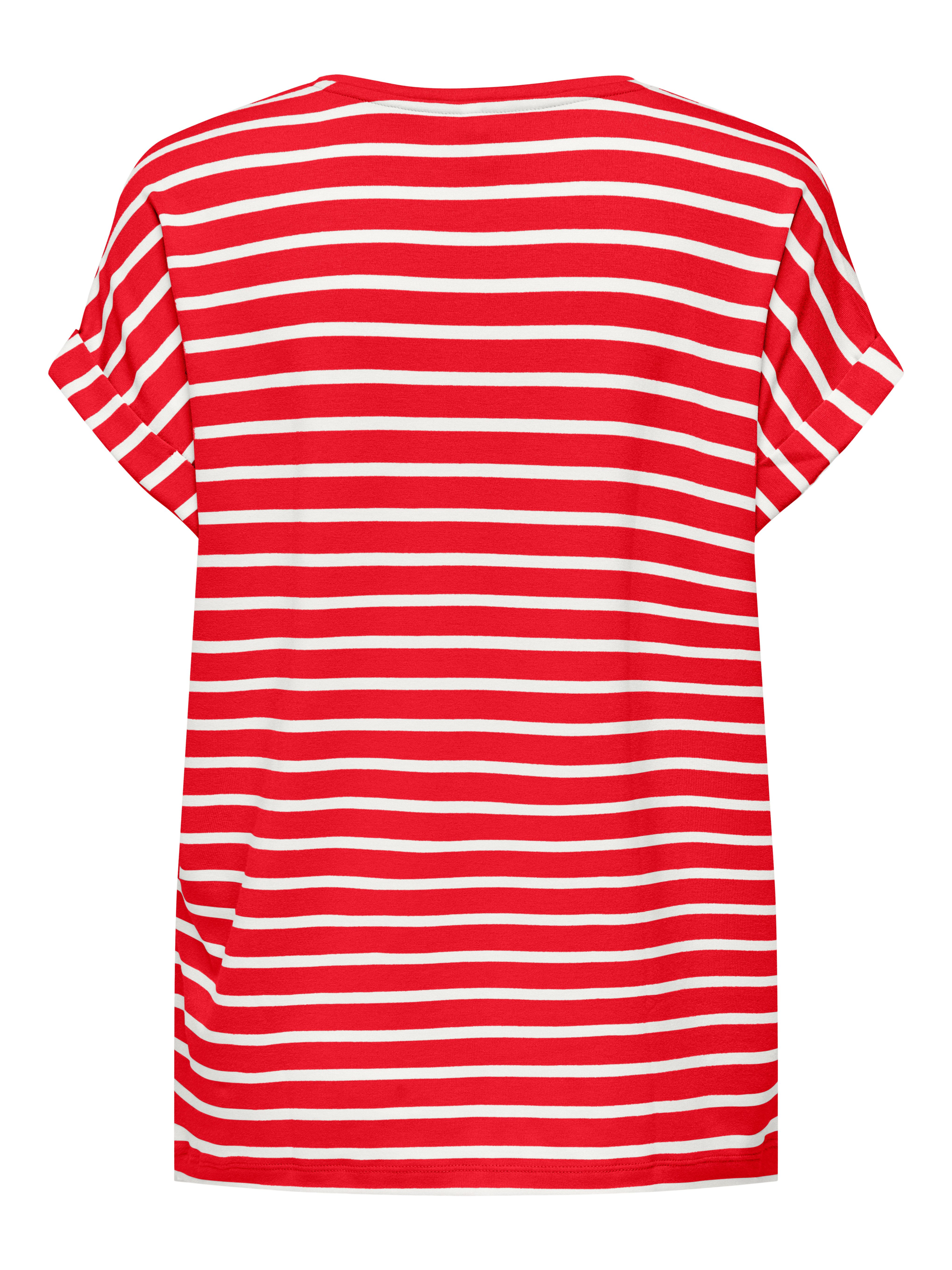 Only Shirt met V-hals ONLMOSTER V-NECK TOP JRS