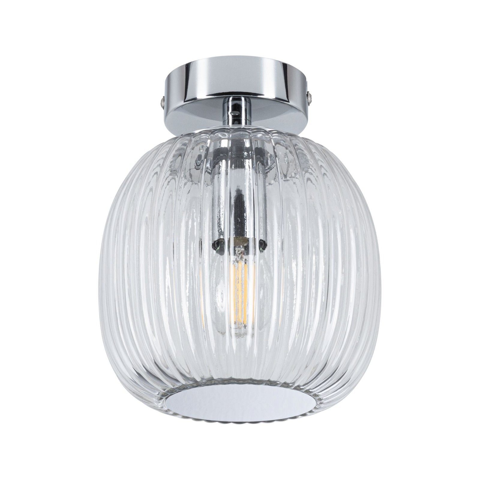 Paulmann Plafondlamp Ruya IP44 E14 230V max. 20W Glas, Chroom (1 stuk)